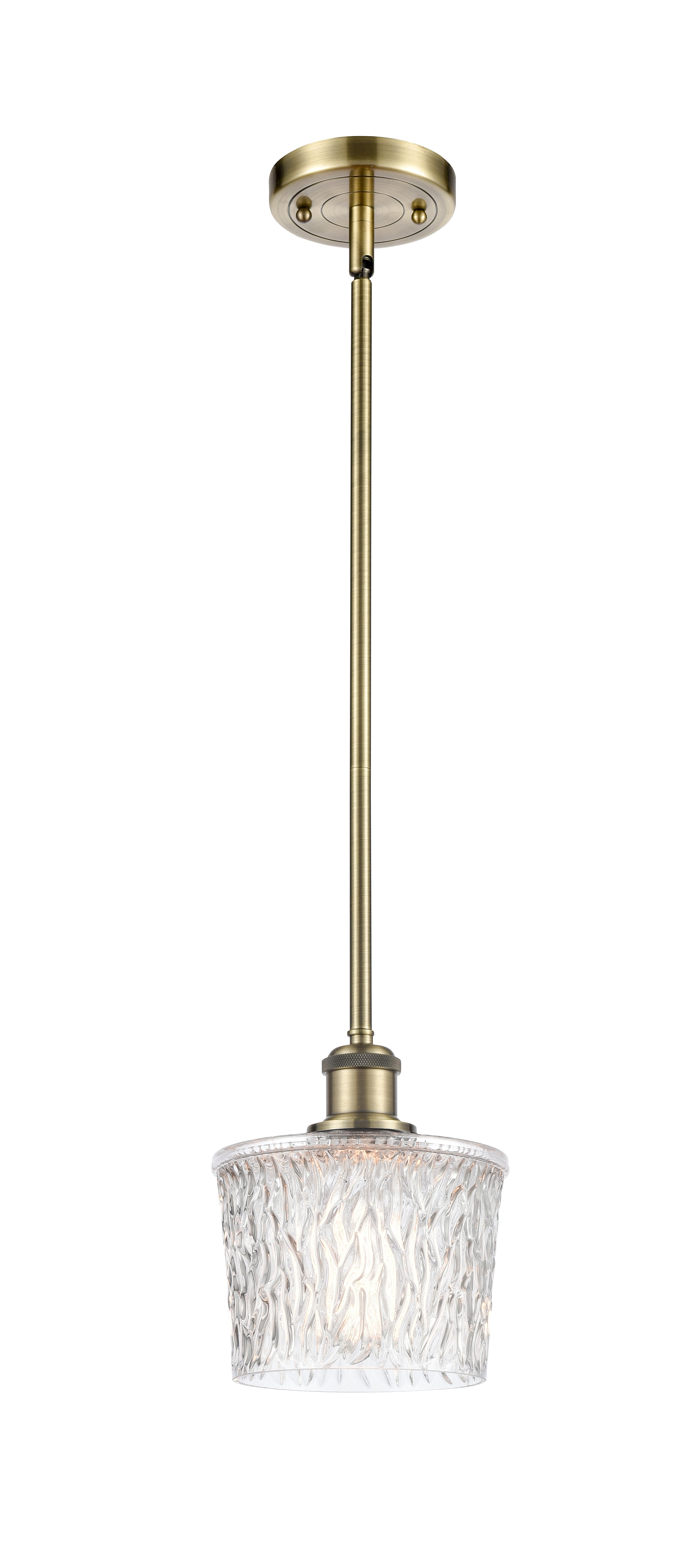 Ballston Mini Pendant Antique Brass Cast