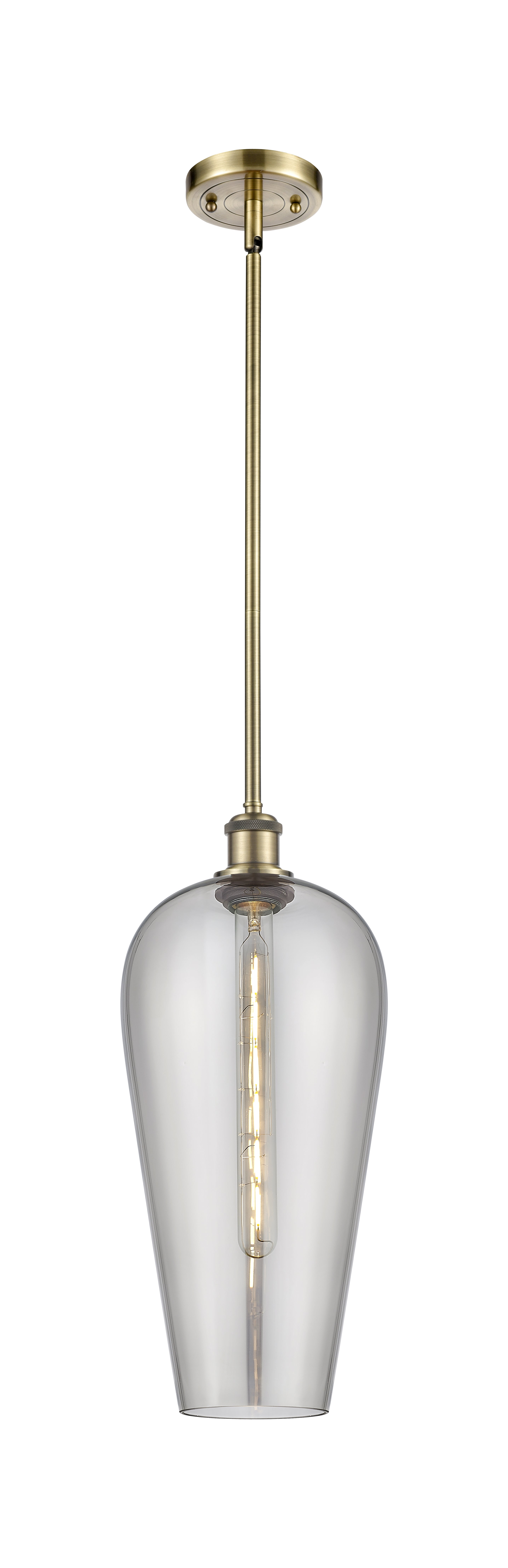 Ballston Mini Pendant Antique Brass Finish