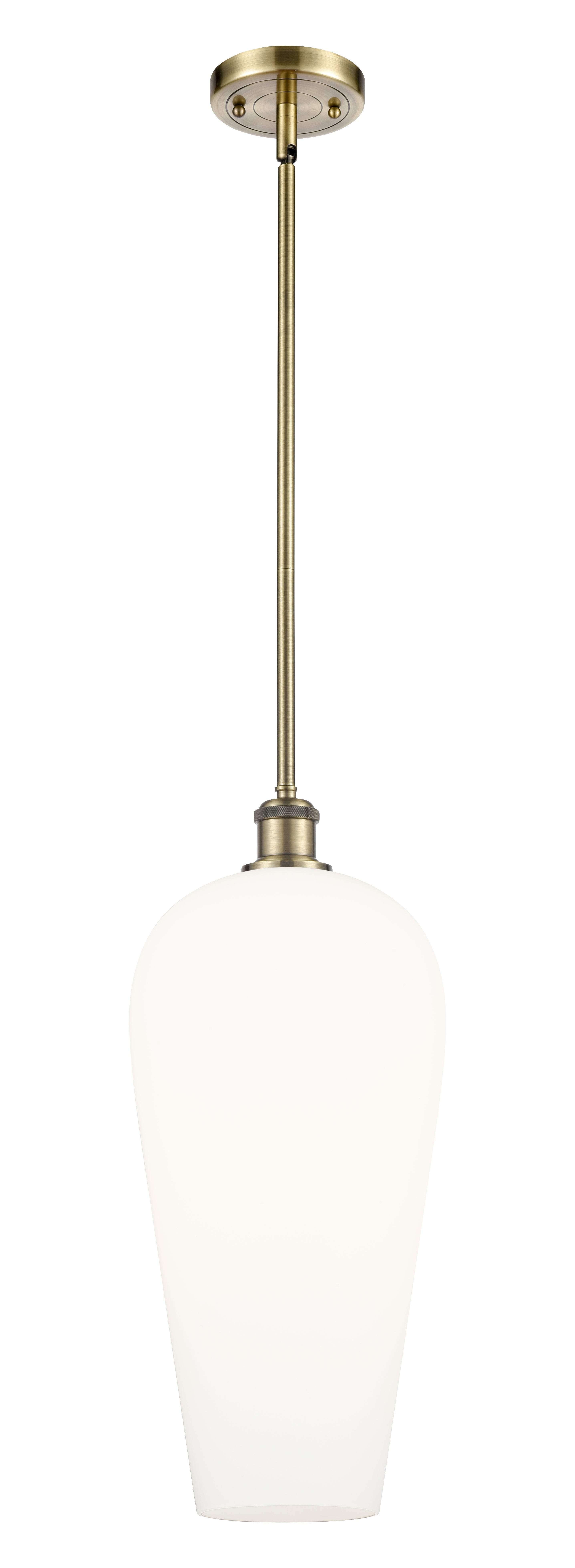 Ballston Mini Pendant Antique Brass Finish