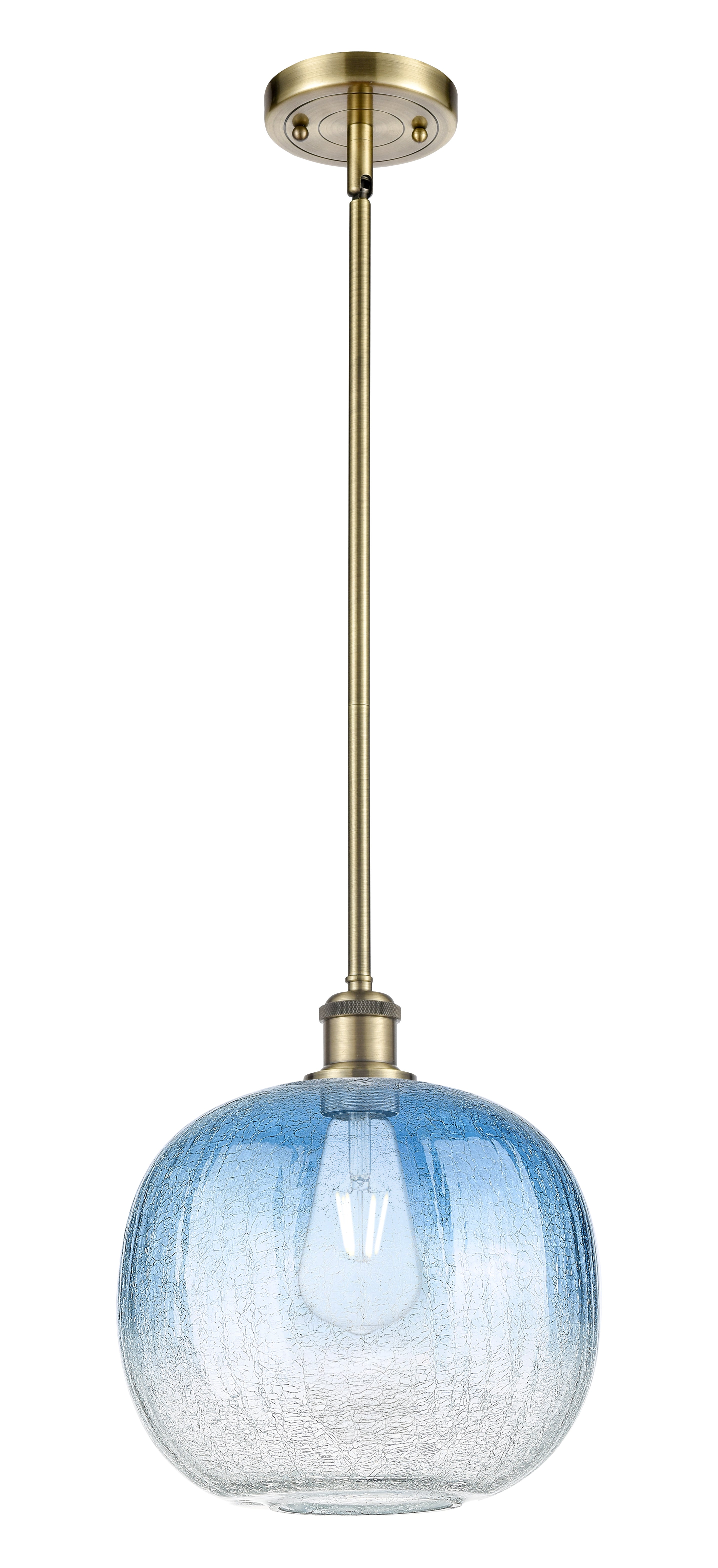 Ballston Mini Pendant Antique Brass Steel