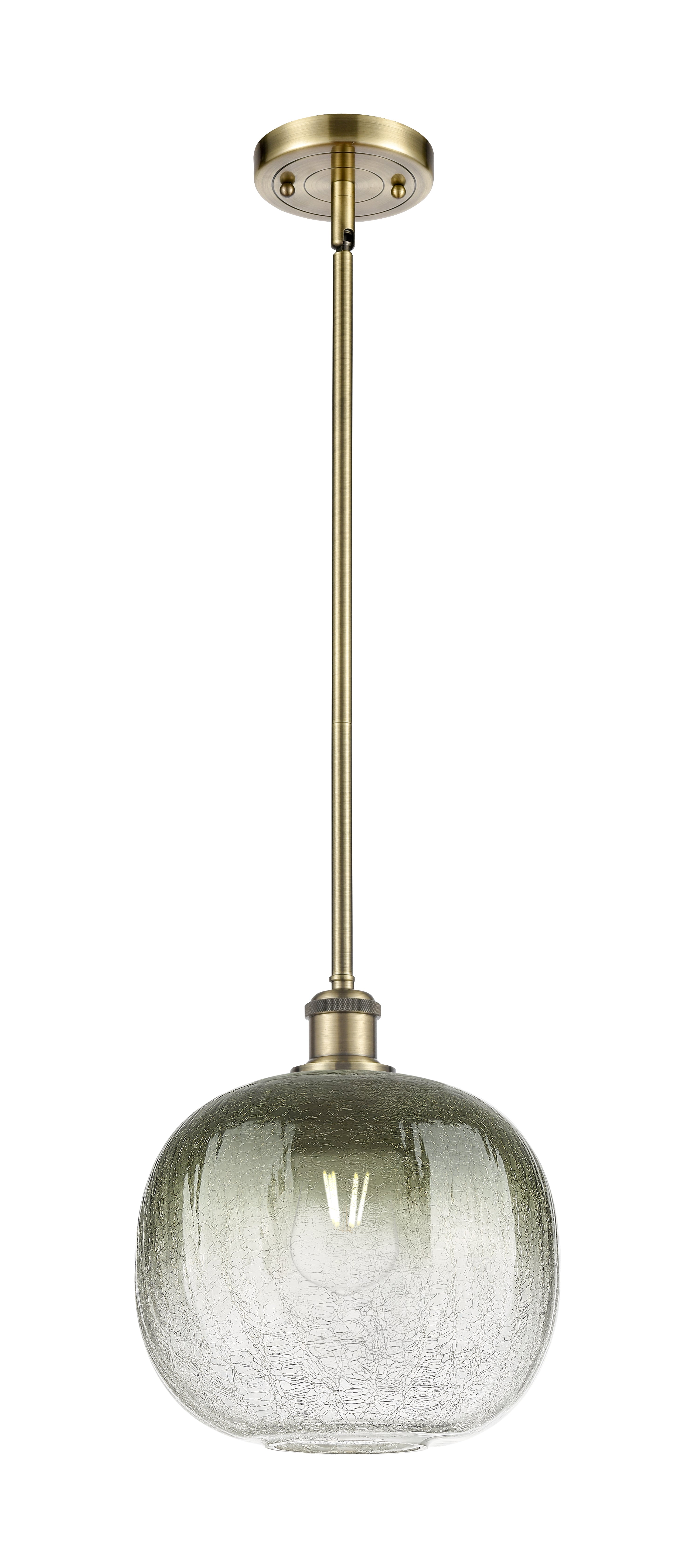 Ballston Mini Pendant Antique Brass Steel