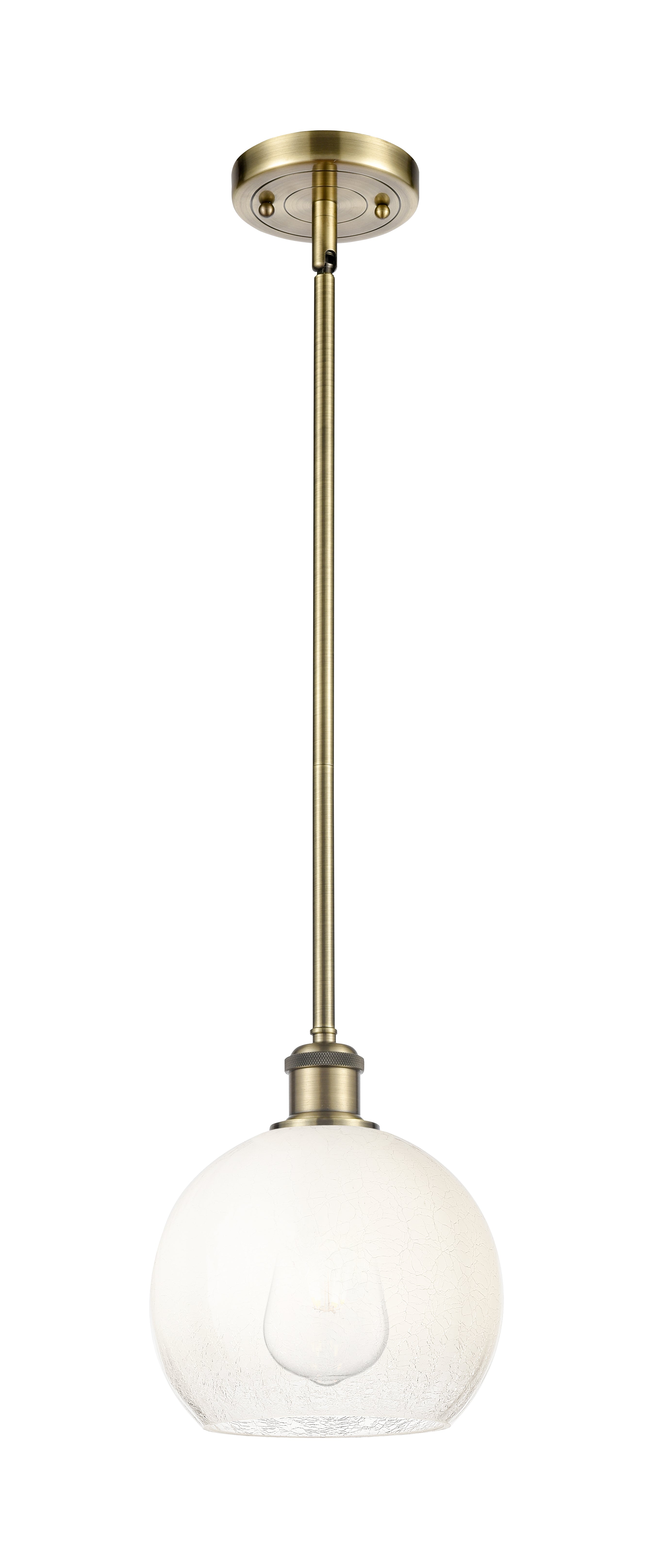 Ballston Mini Pendant Antique Brass Finish
