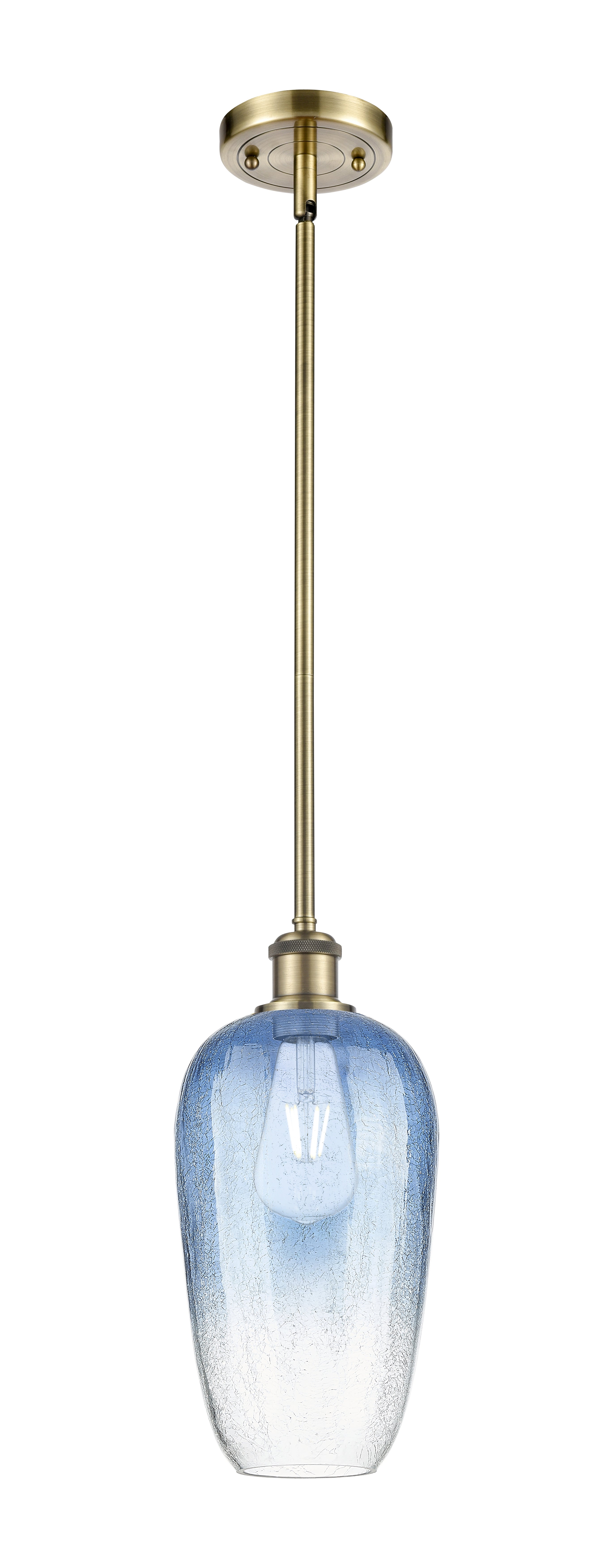 Ballston Mini Pendant Antique Brass Finish