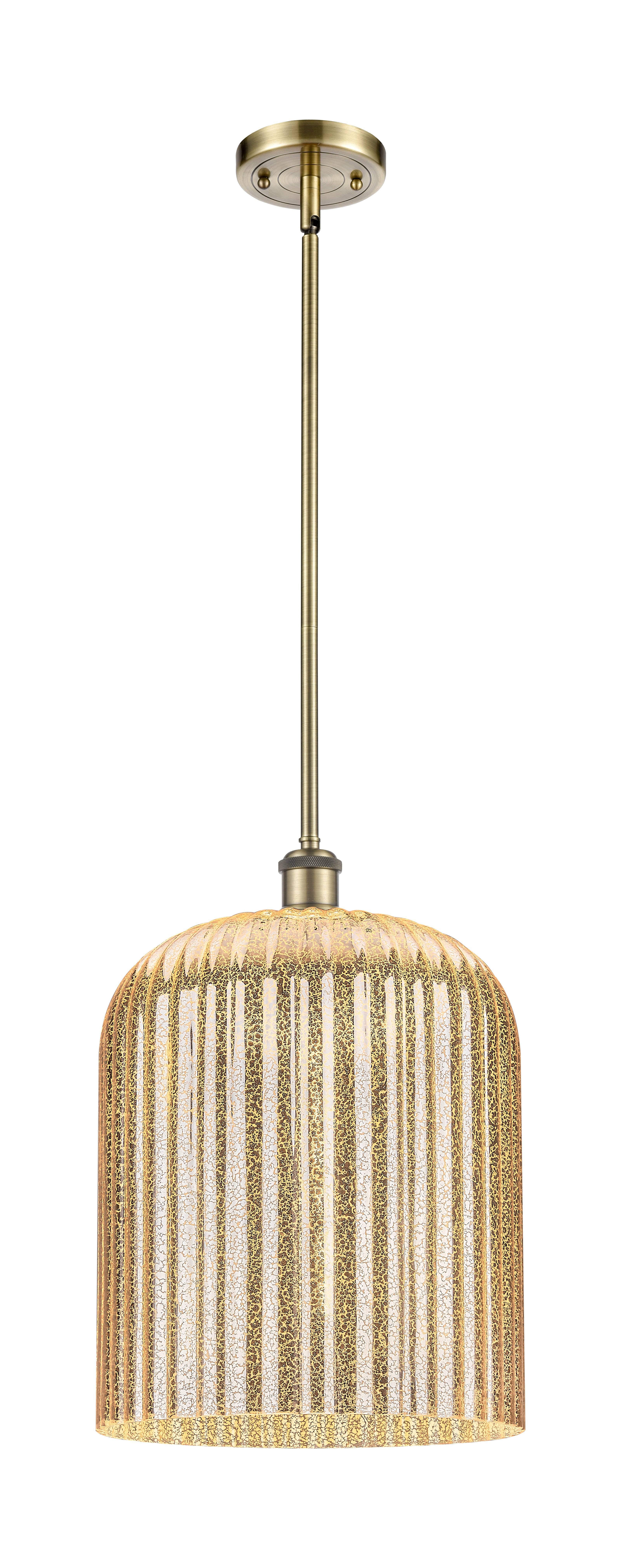 Ballston Mini Pendant Antique Brass Finish