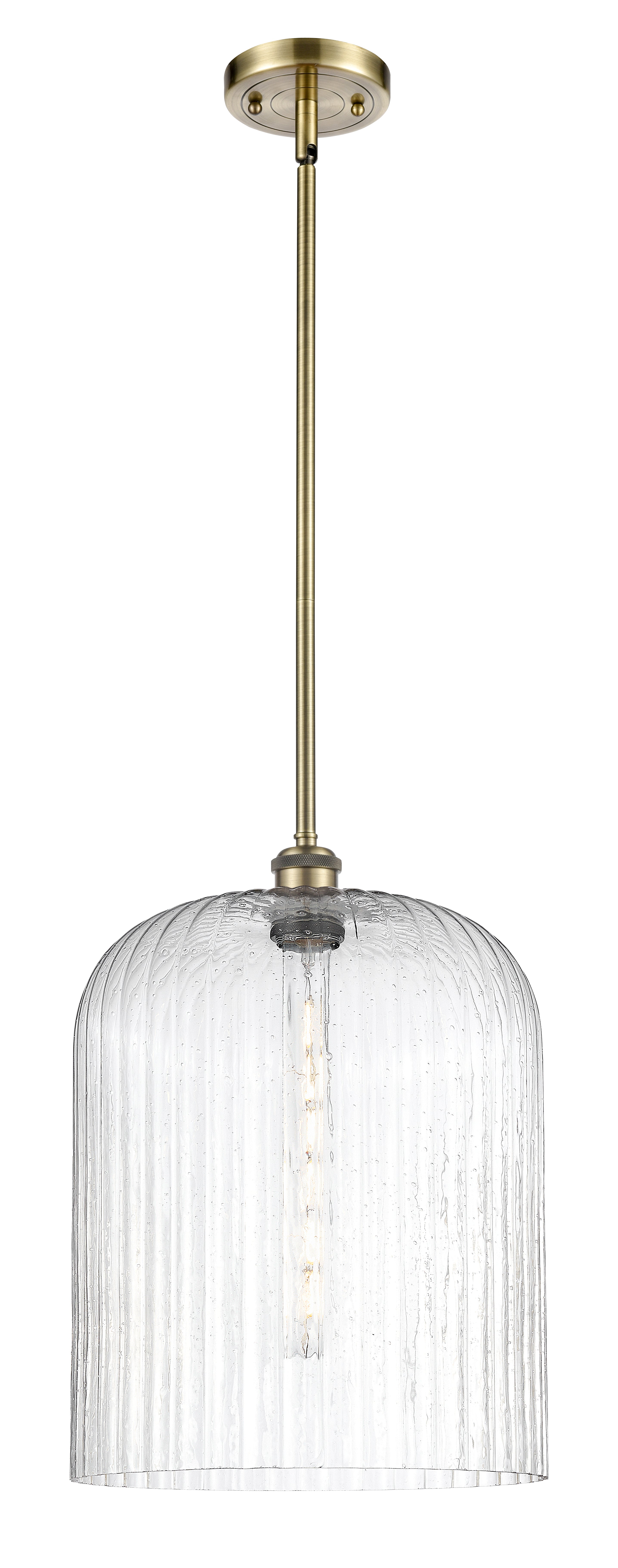 Ballston Mini Pendant Antique Brass Finish