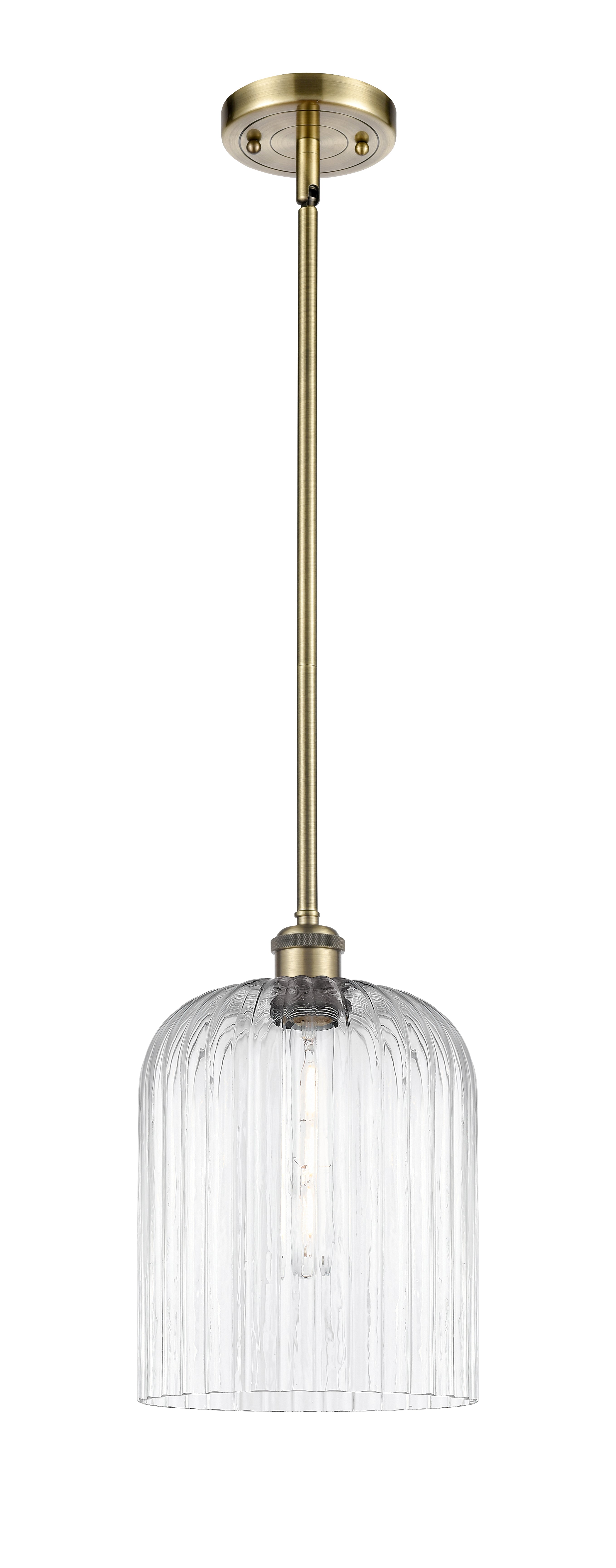 Ballston Mini Pendant Antique Brass Finish