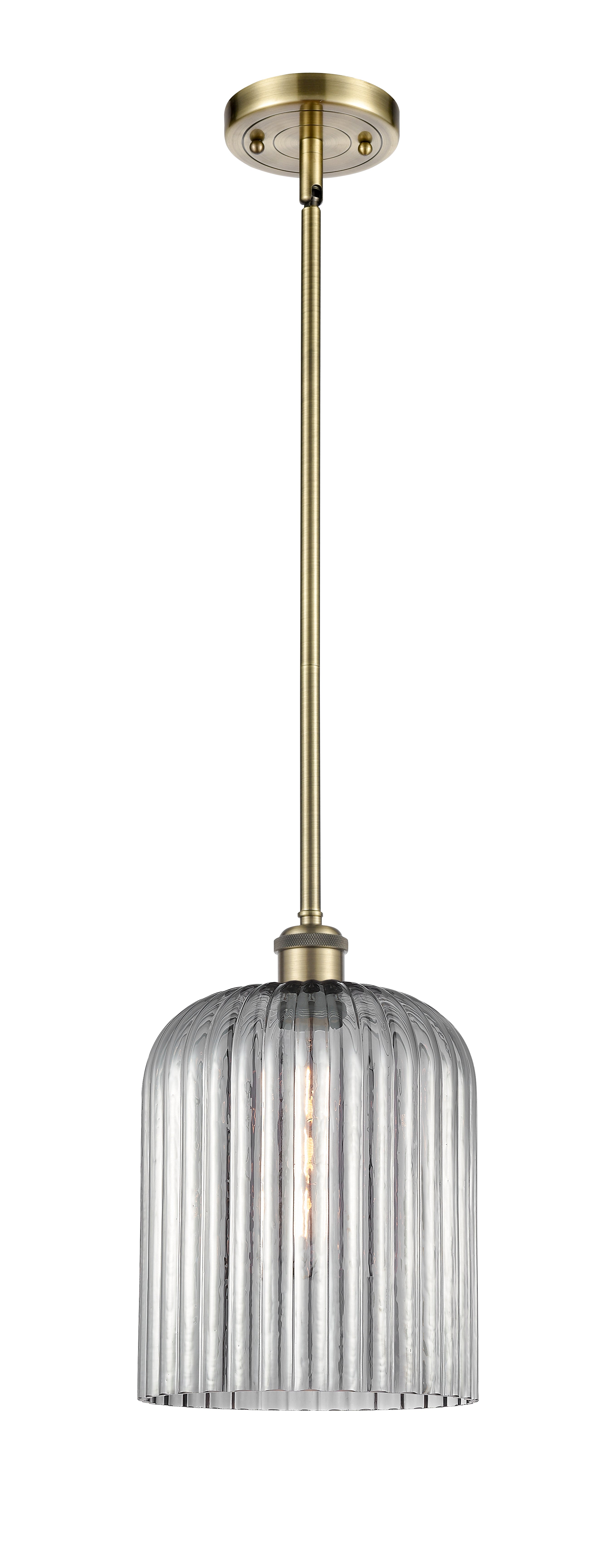 Ballston Mini Pendant Antique Brass Finish