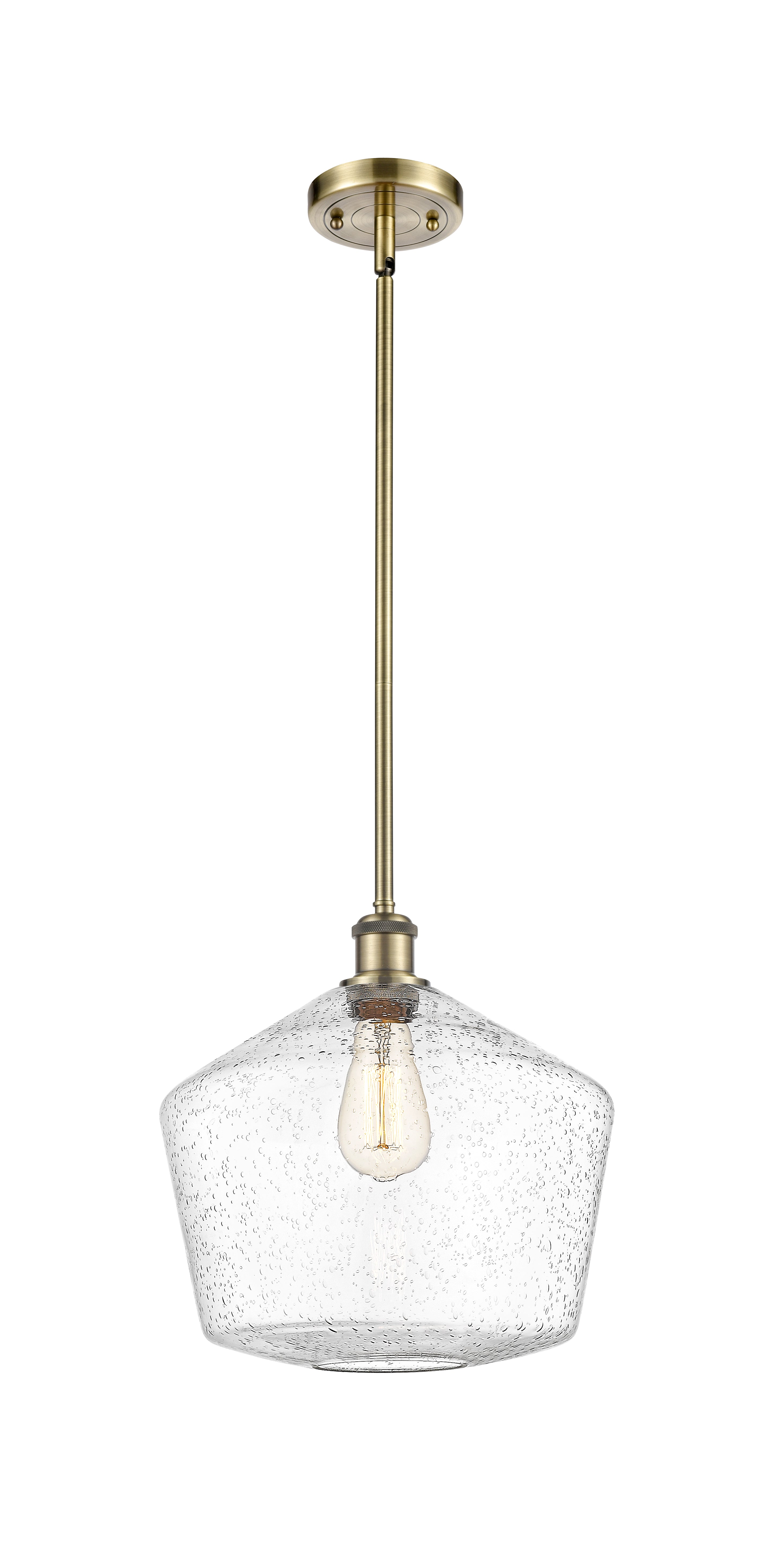 Ballston Mini Pendant Antique Brass Finish