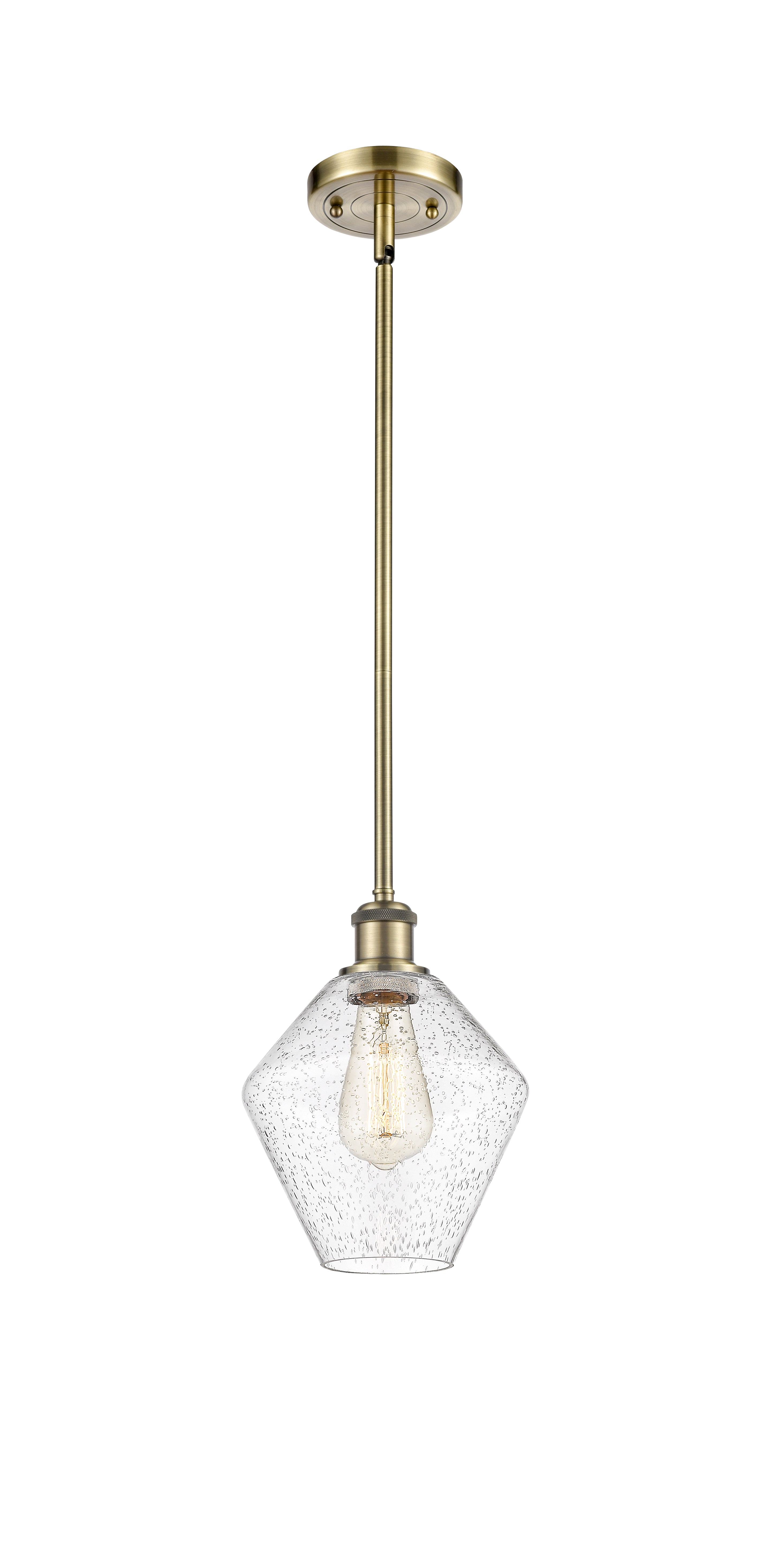 Ballston Mini Pendant Antique Brass Finish