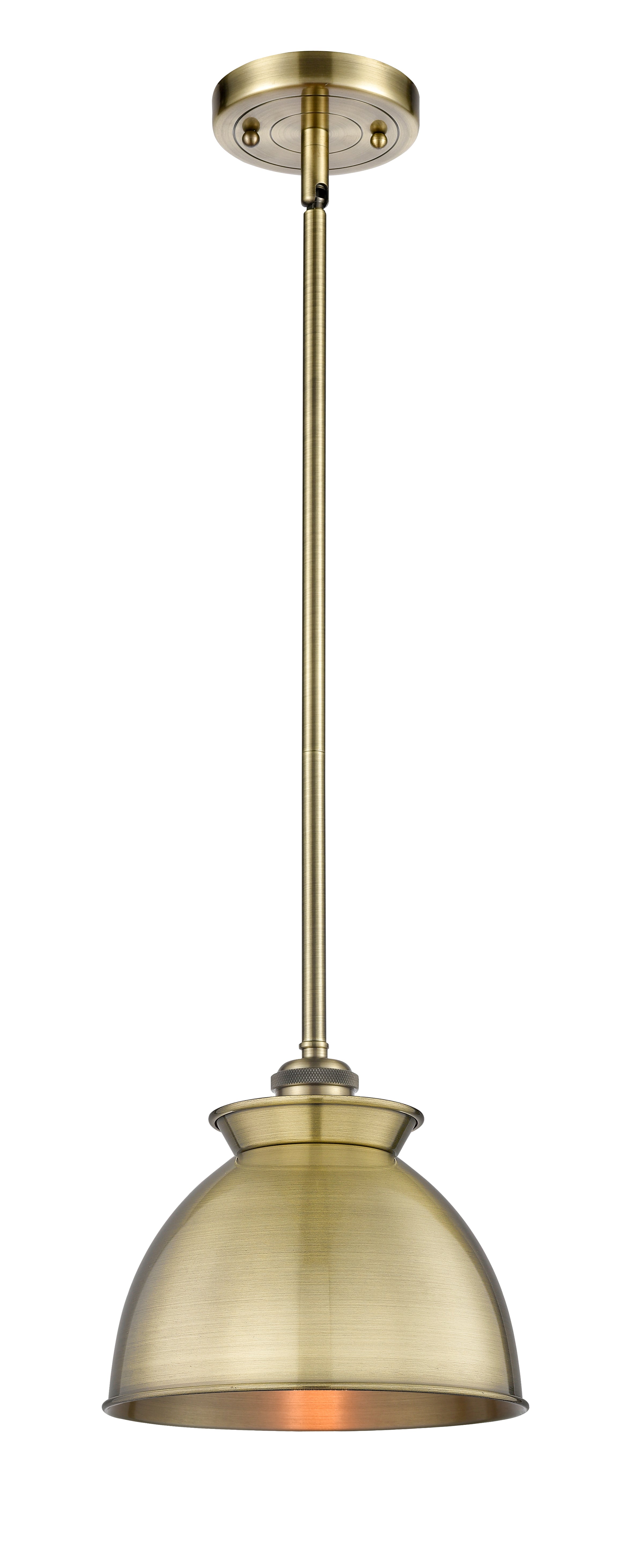 Ballston Mini Pendant Antique Brass 8.25