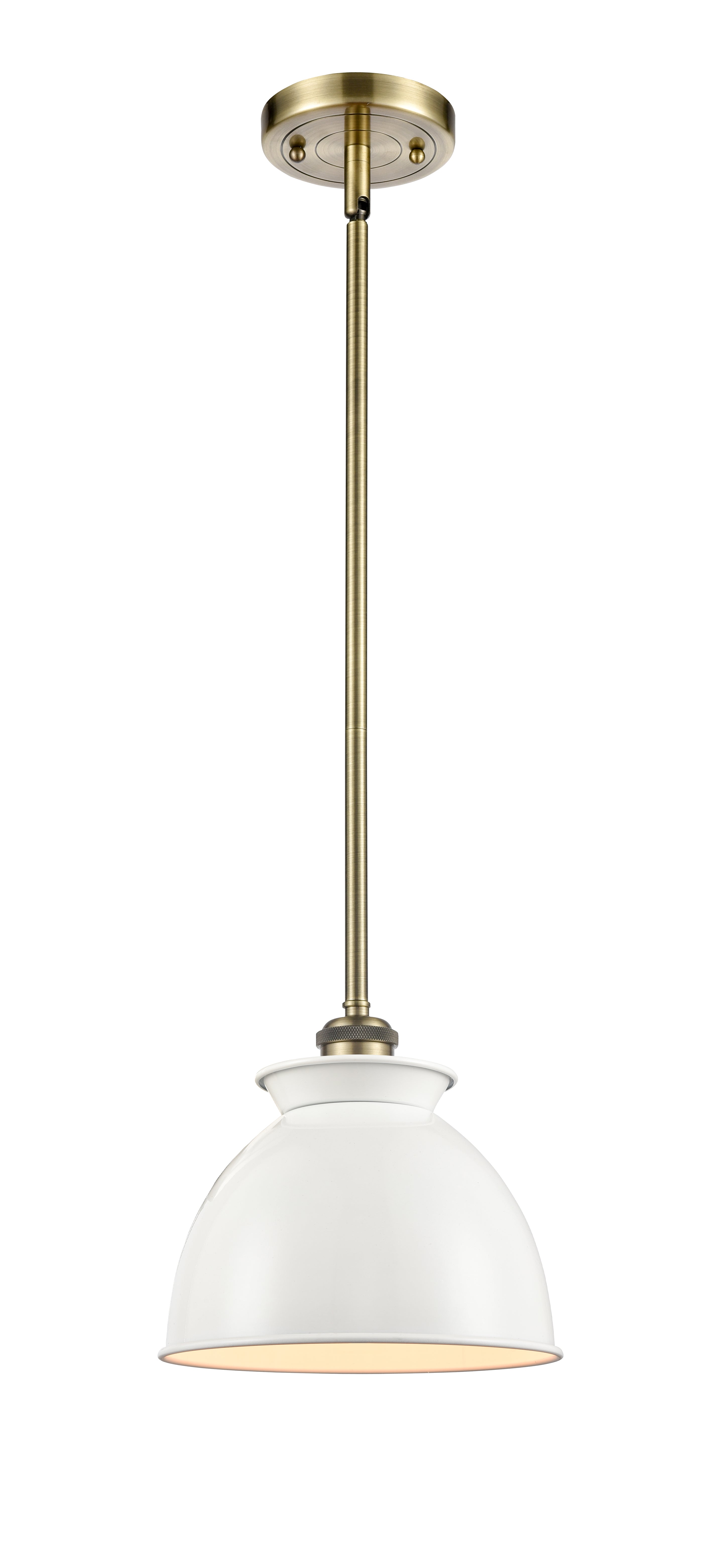 Ballston Mini Pendant Antique Brass 8.25