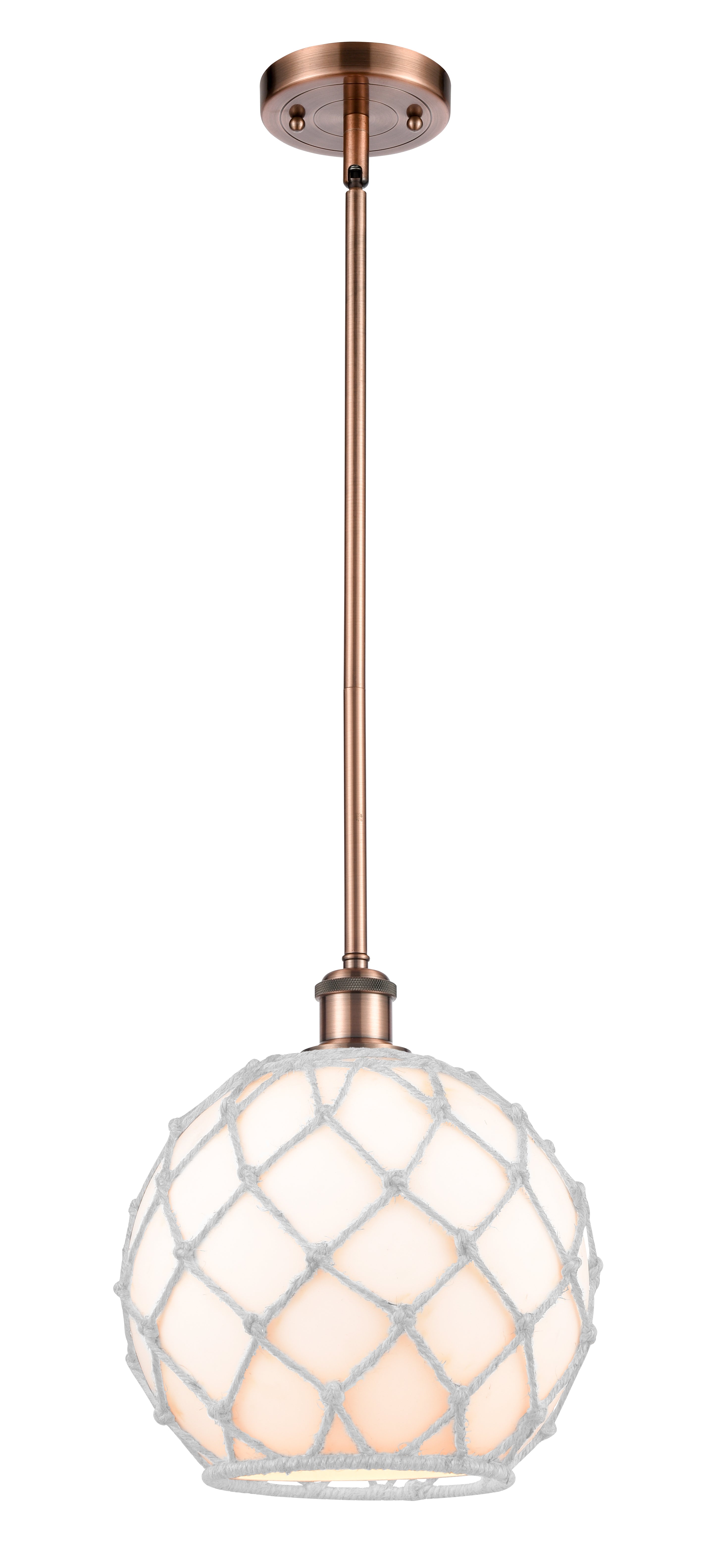 Ballston Mini Pendant Antique Brass Finish