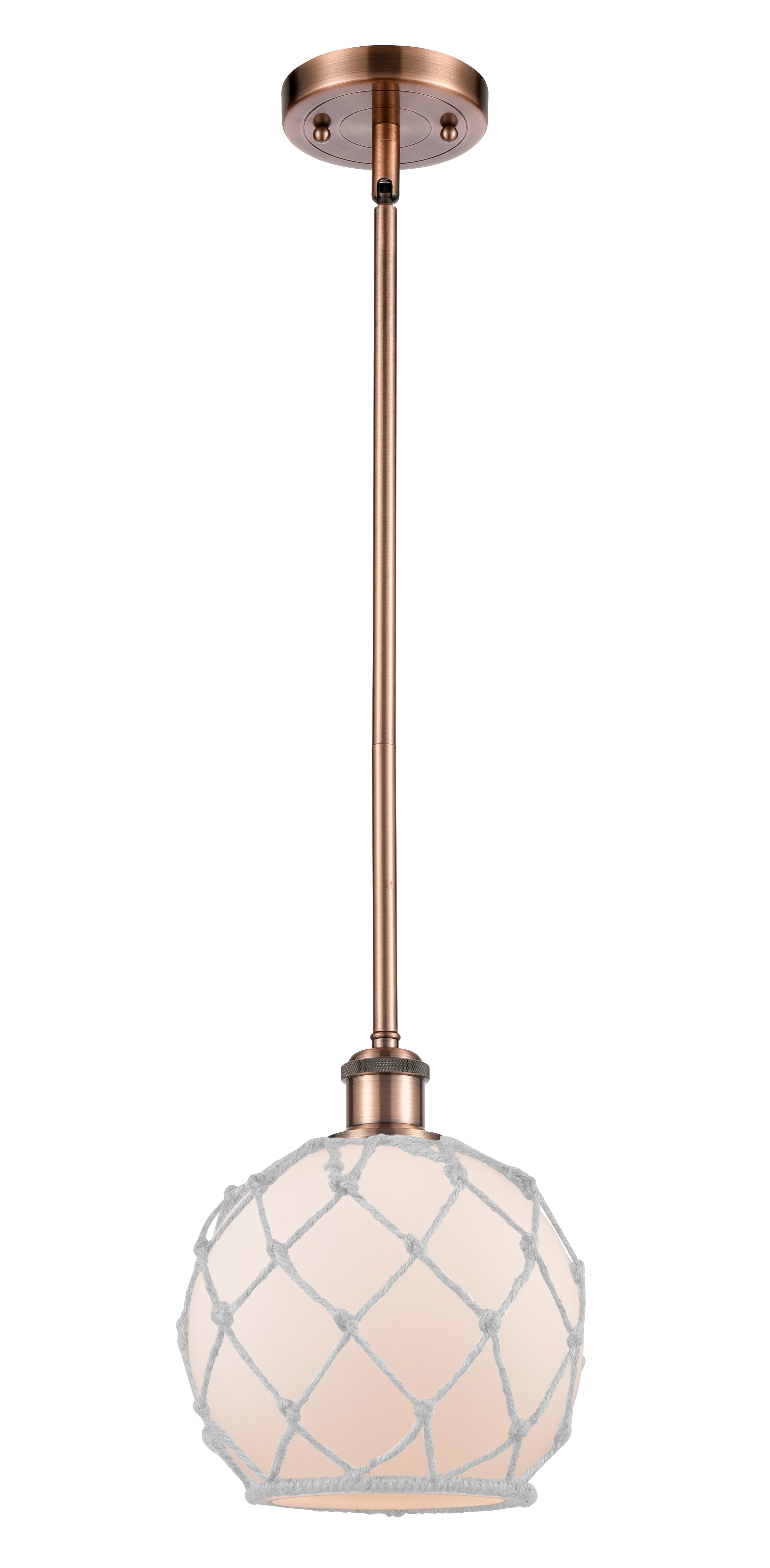 Ballston Mini Pendant Antique Brass Finish