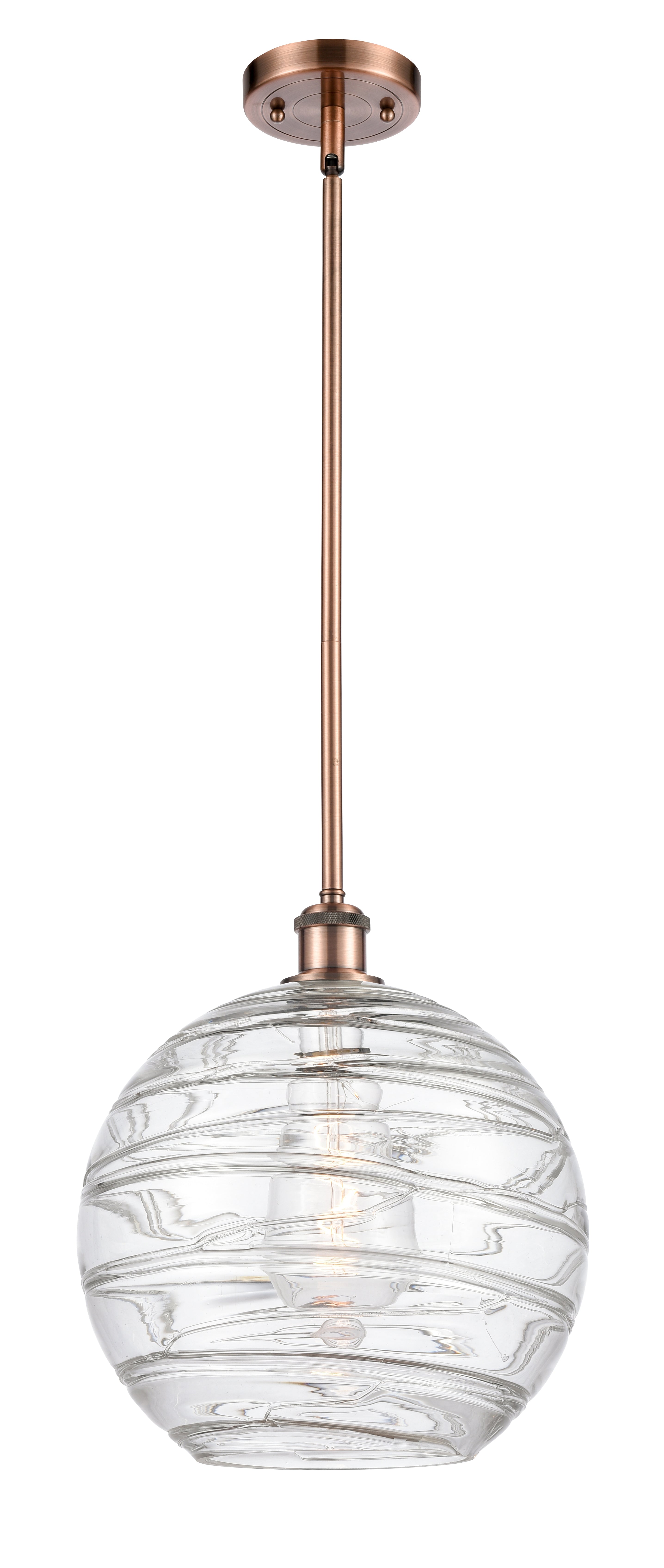 Ballston Mini Pendant Antique Brass Finish