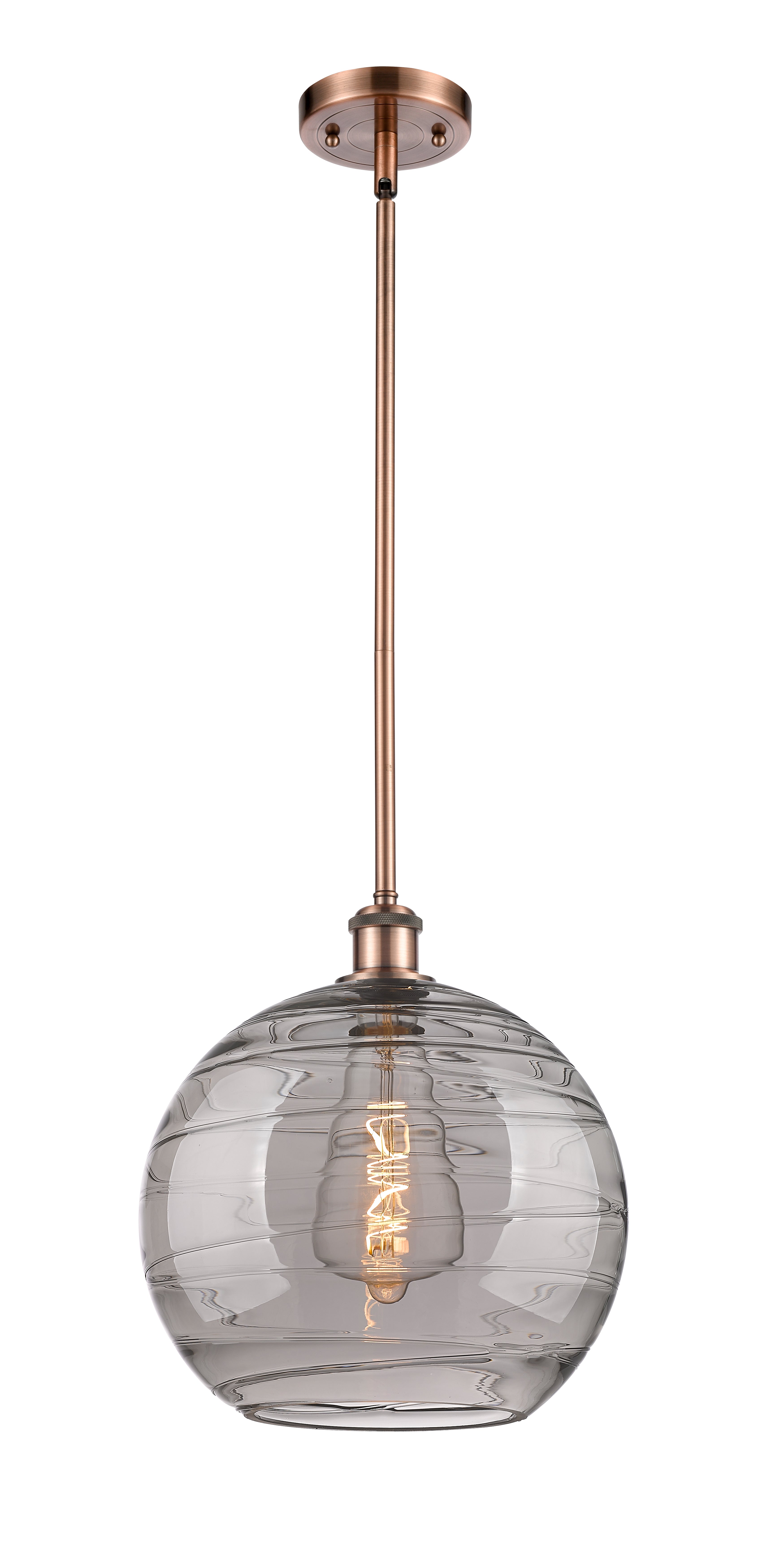 Ballston Mini Pendant Antique Brass Finish