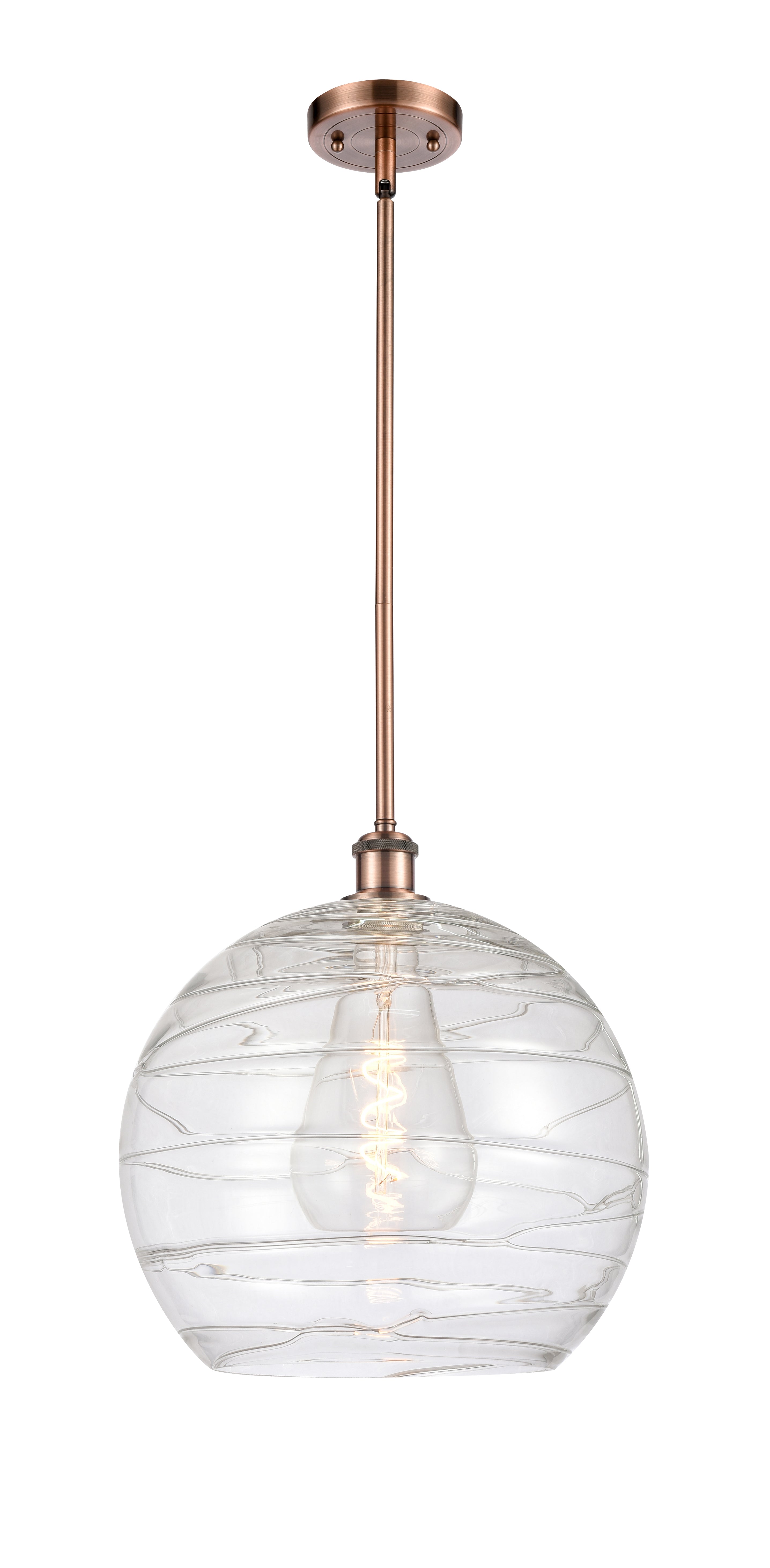 Ballston Mini Pendant Antique Brass Finish