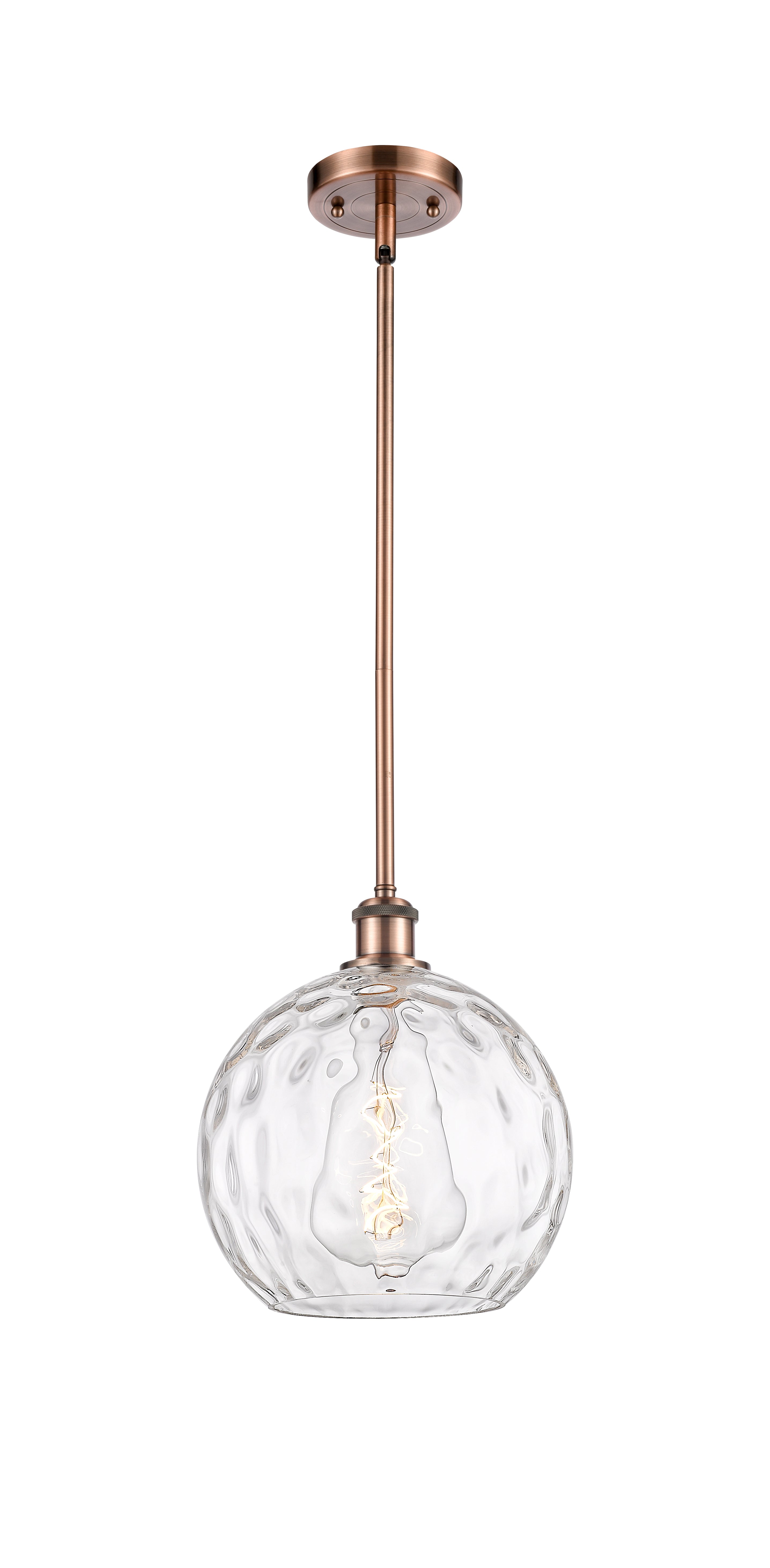 Ballston Mini Pendant Antique Brass Finish