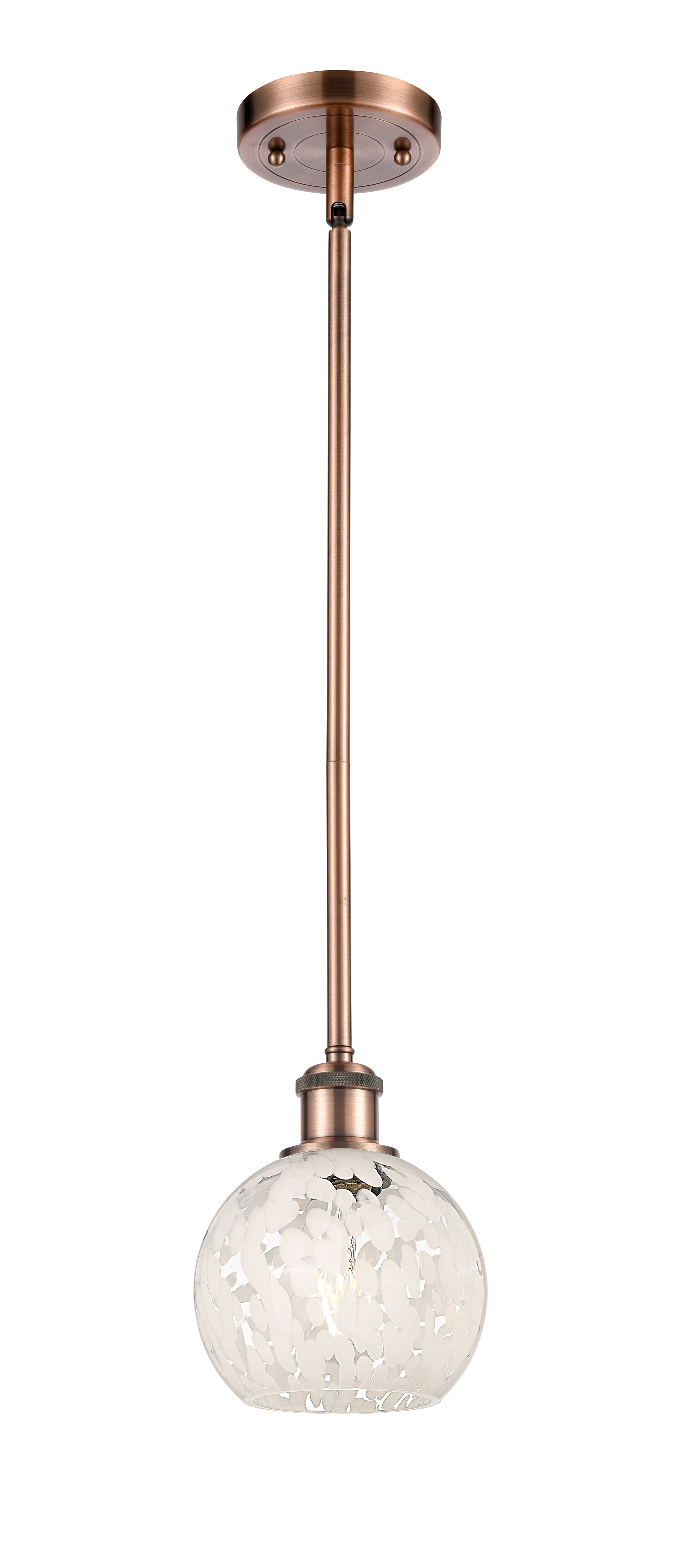 Ballston Mini Pendant Cast Brass 6 Inch