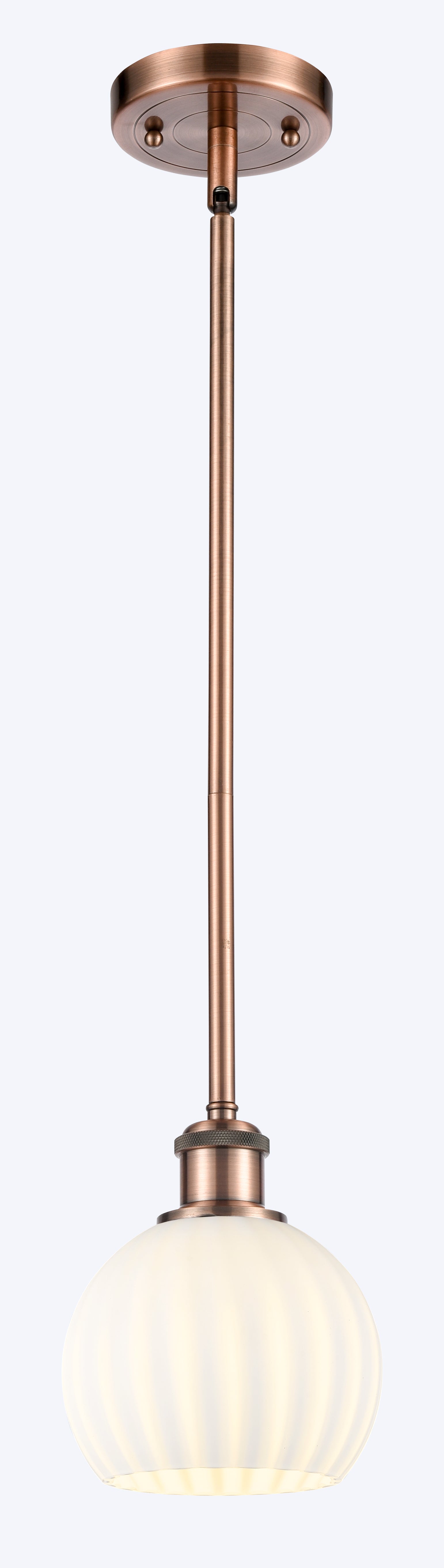 Ballston Mini Pendant Antique Brass Finish