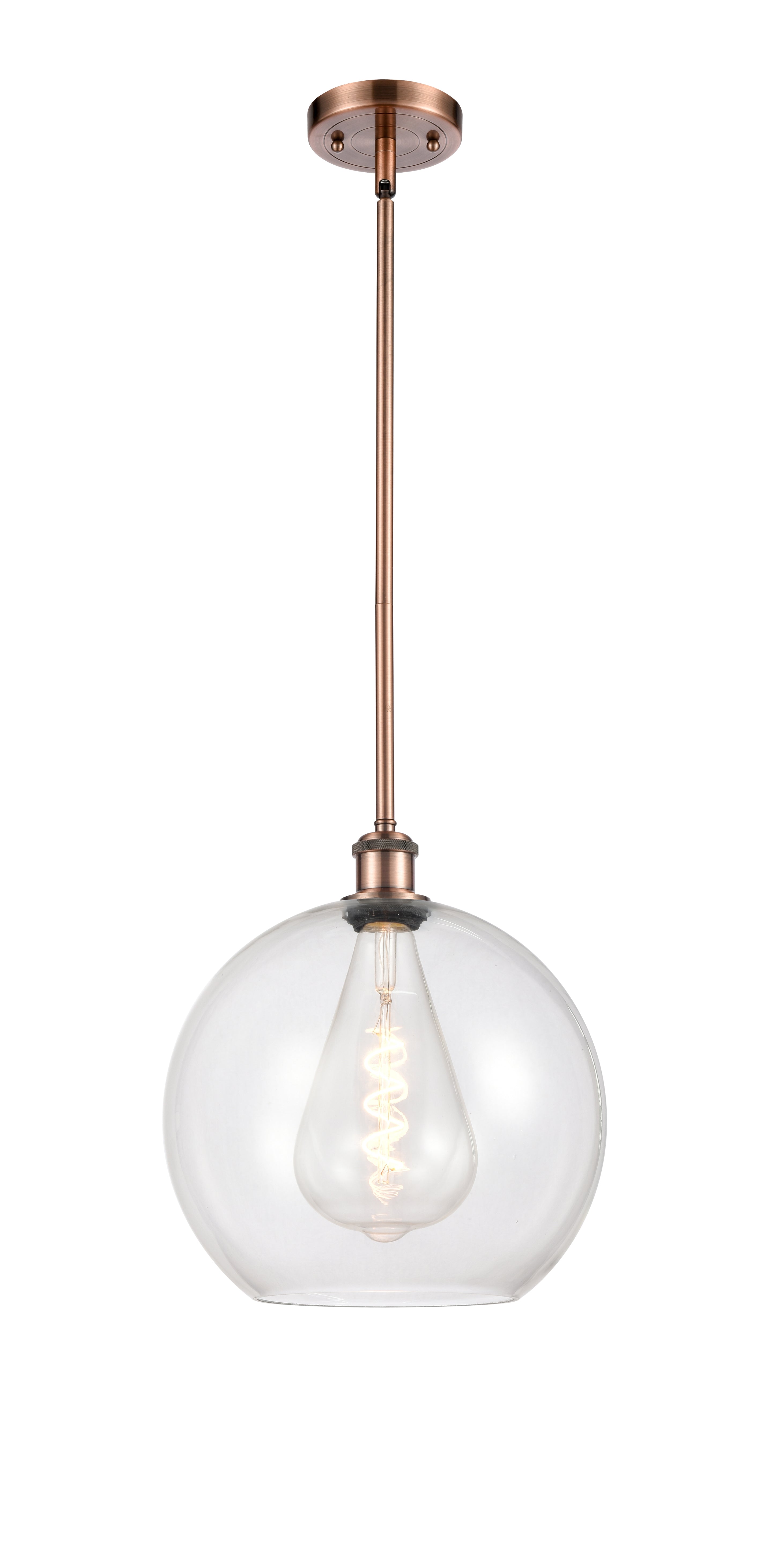 Ballston Mini Pendant Antique Brass Finish