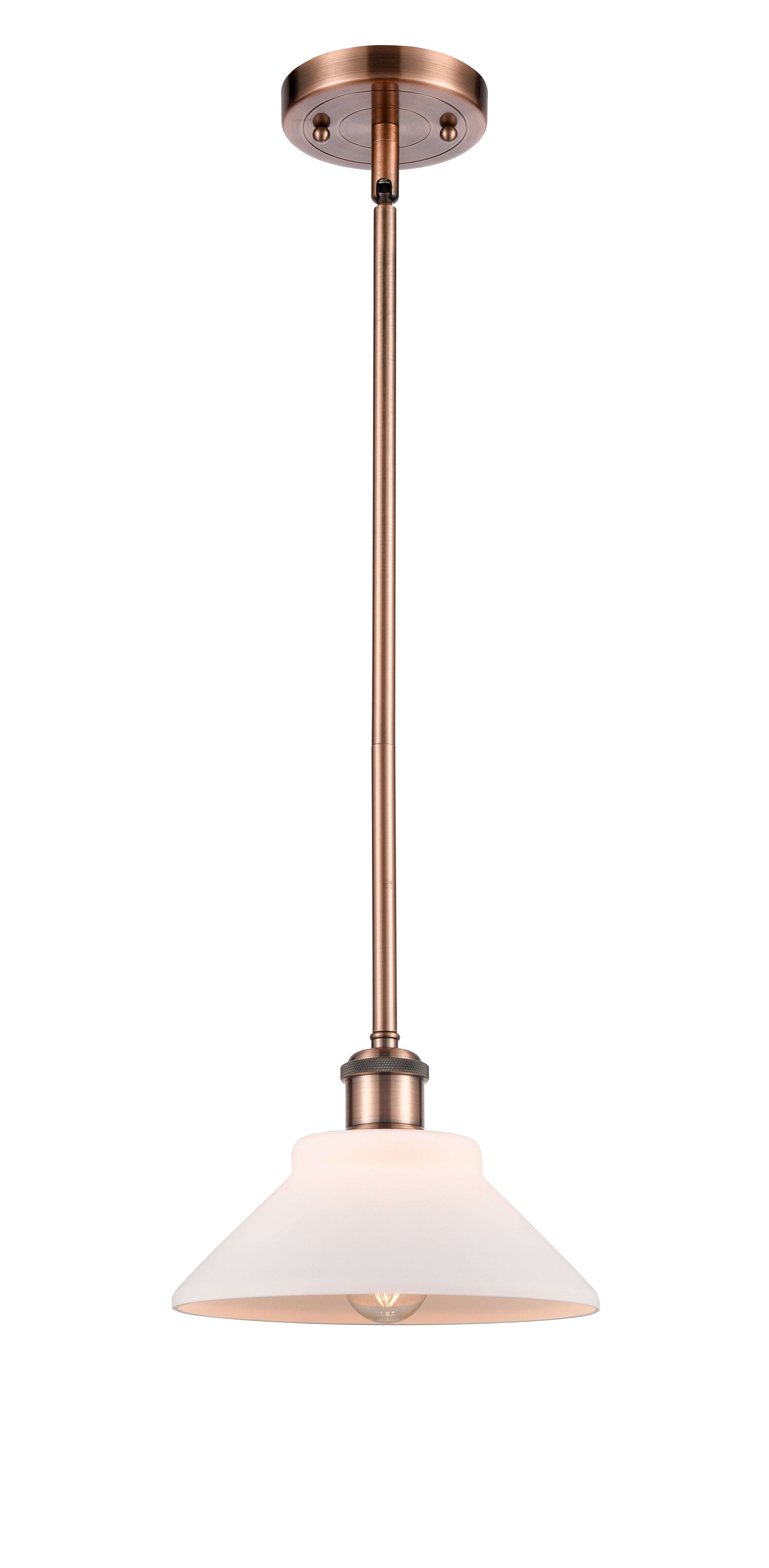 Ballston Mini Pendant Antique Brass Cast
