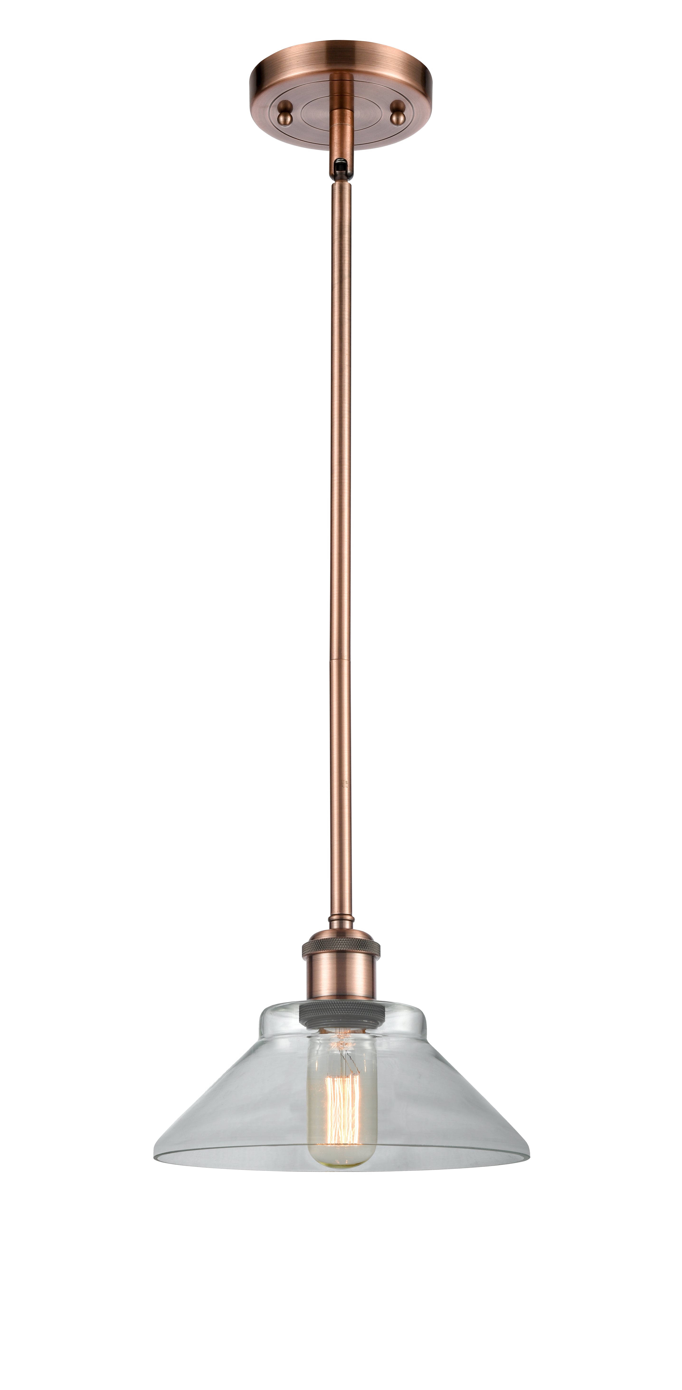Ballston Mini Pendant Antique Brass Cast