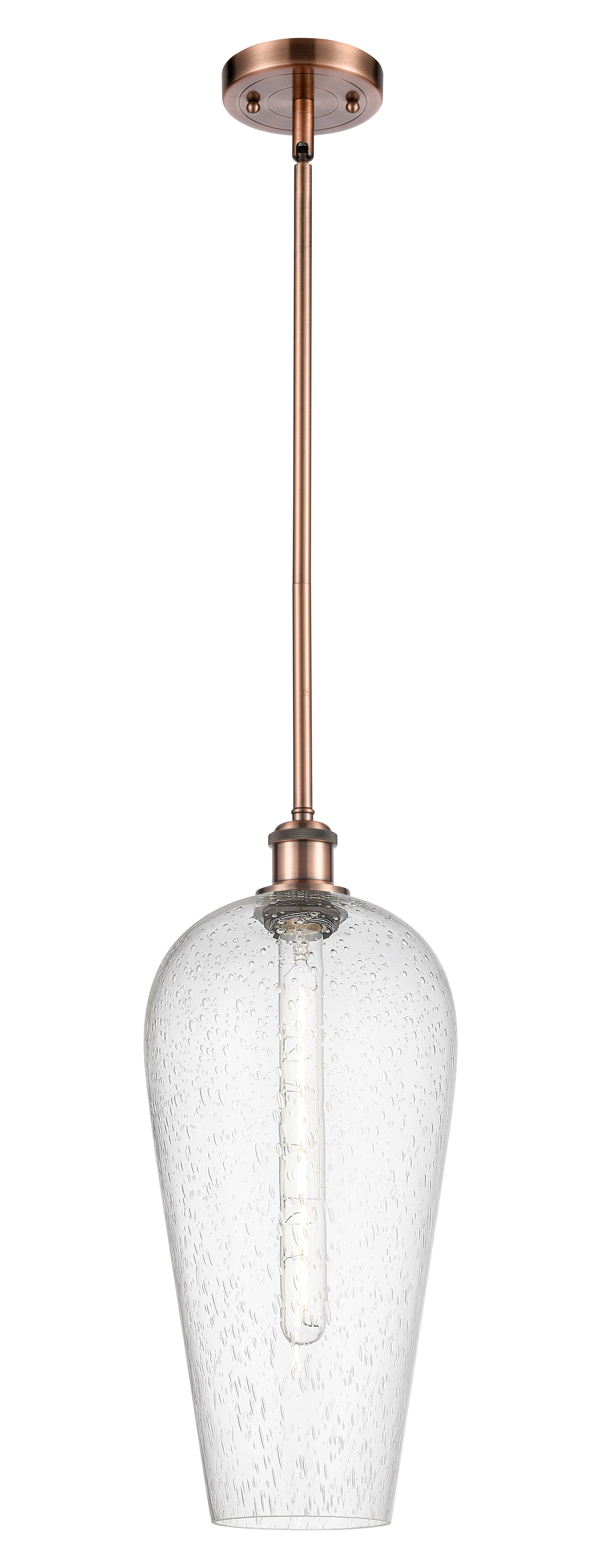 Ballston Mini Pendant Antique Brass Finish