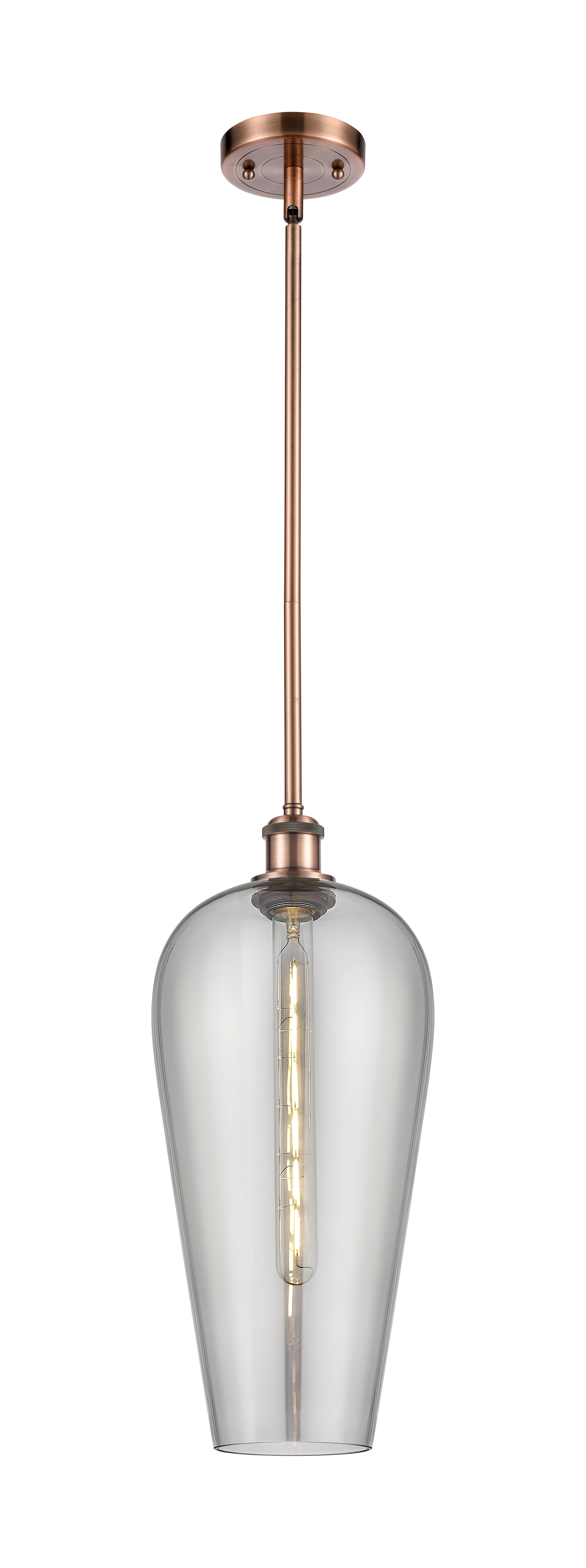 Ballston Mini Pendant Antique Brass Finish