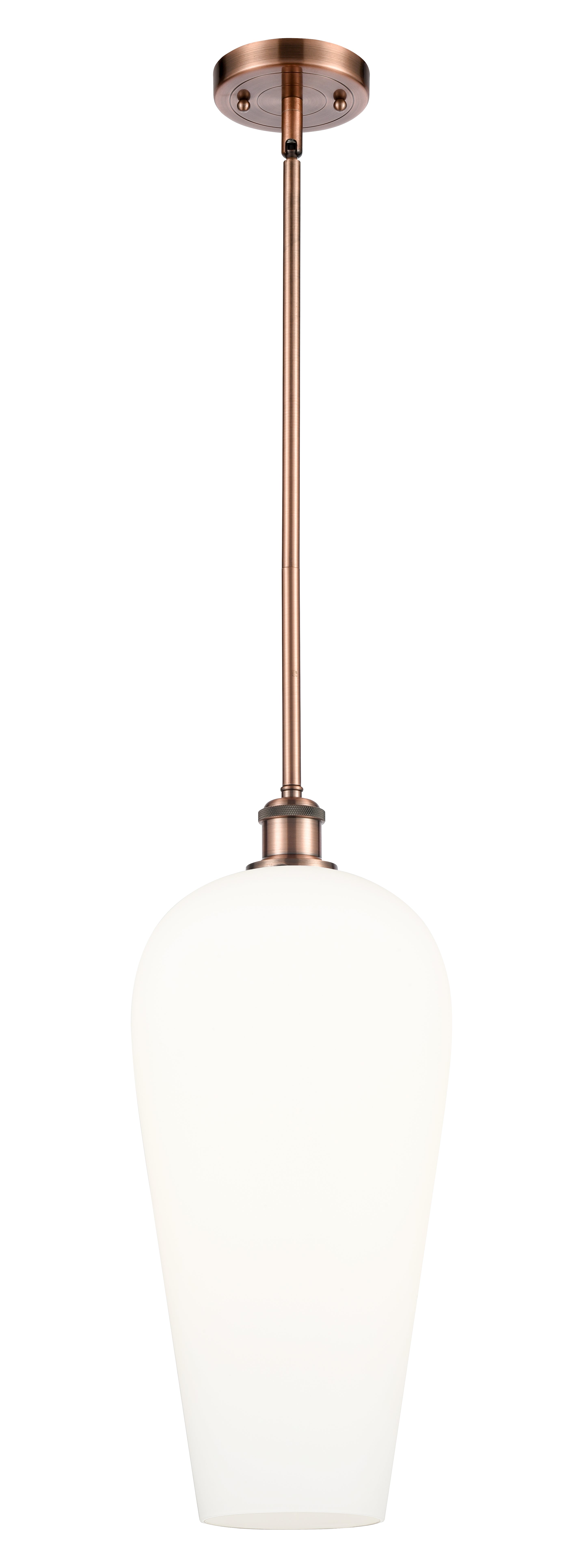 Ballston Mini Pendant Antique Brass Finish
