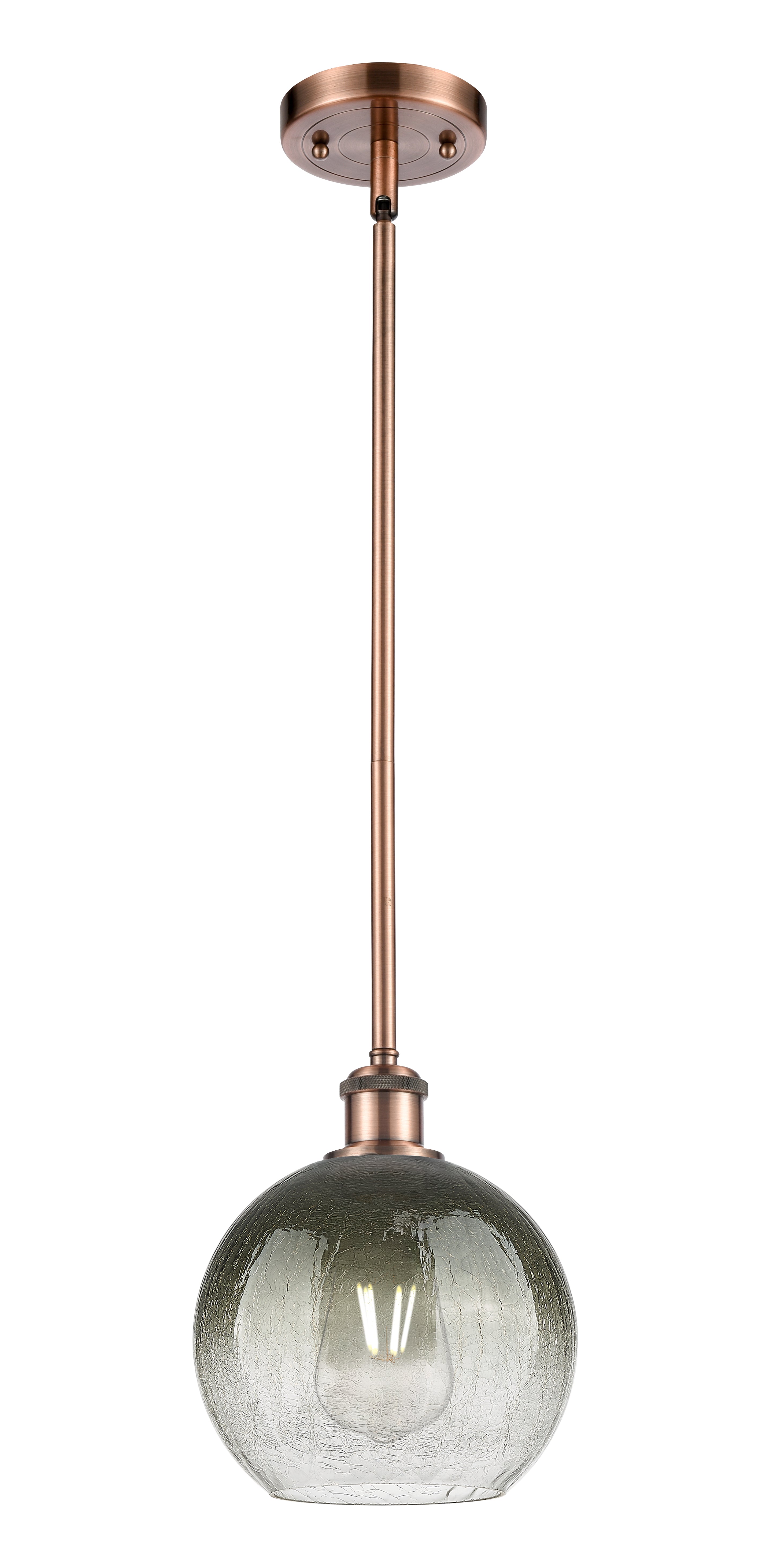 Ballston Mini Pendant Antique Brass Finish