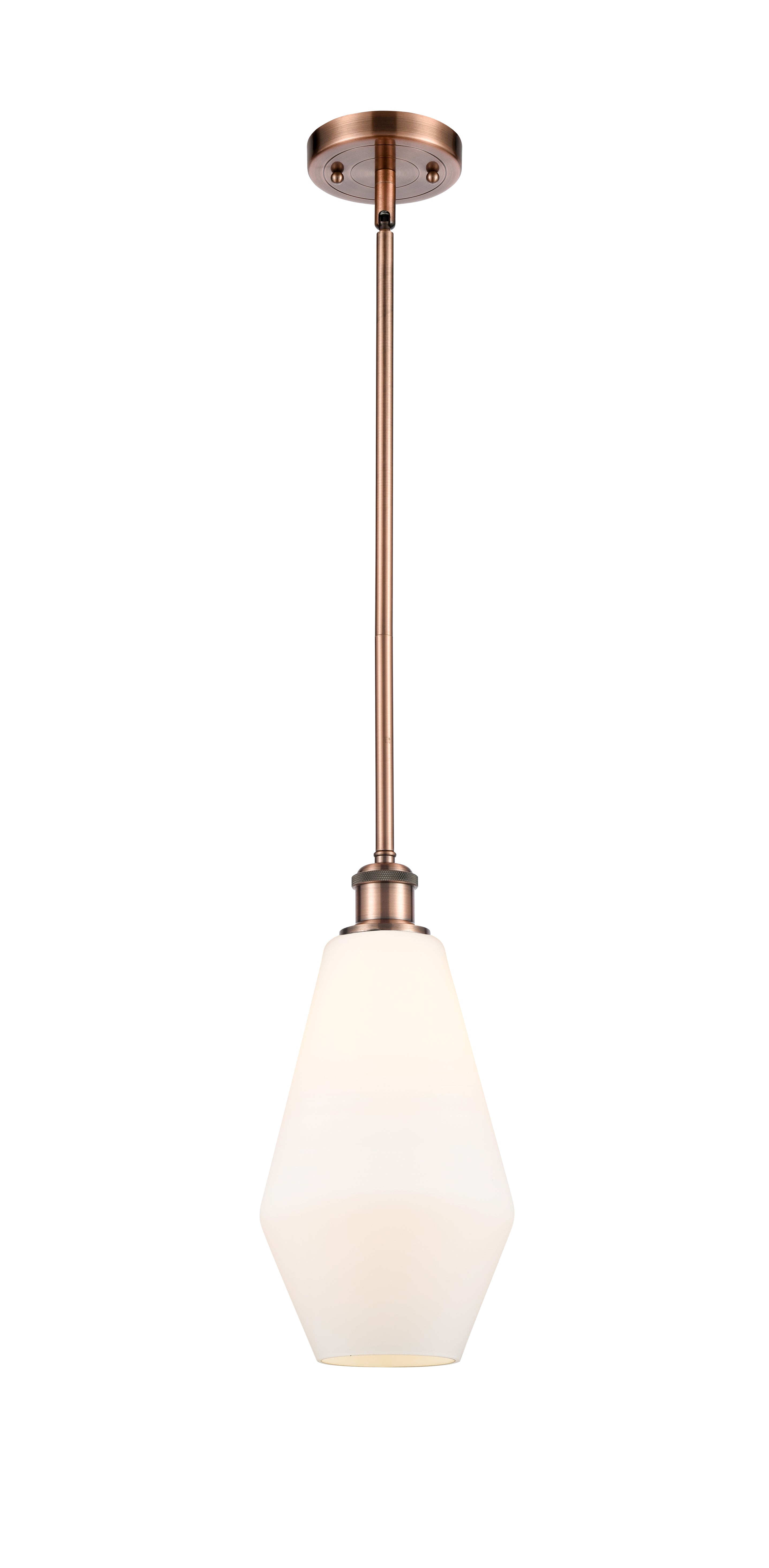 Ballston Mini Pendant 7 Inch Cast Brass