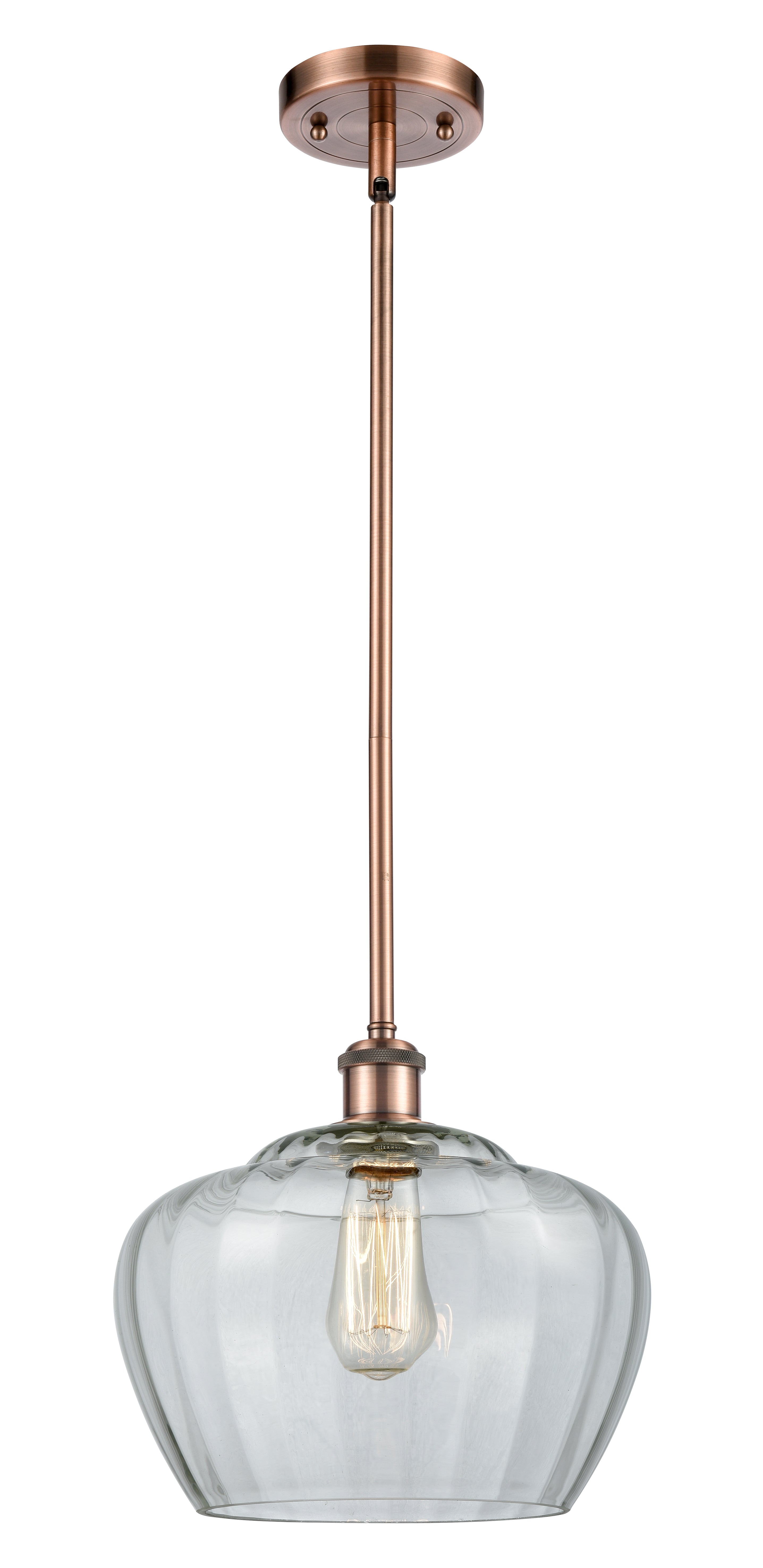 Ballston Mini Pendant Cast Brass 11 Inch