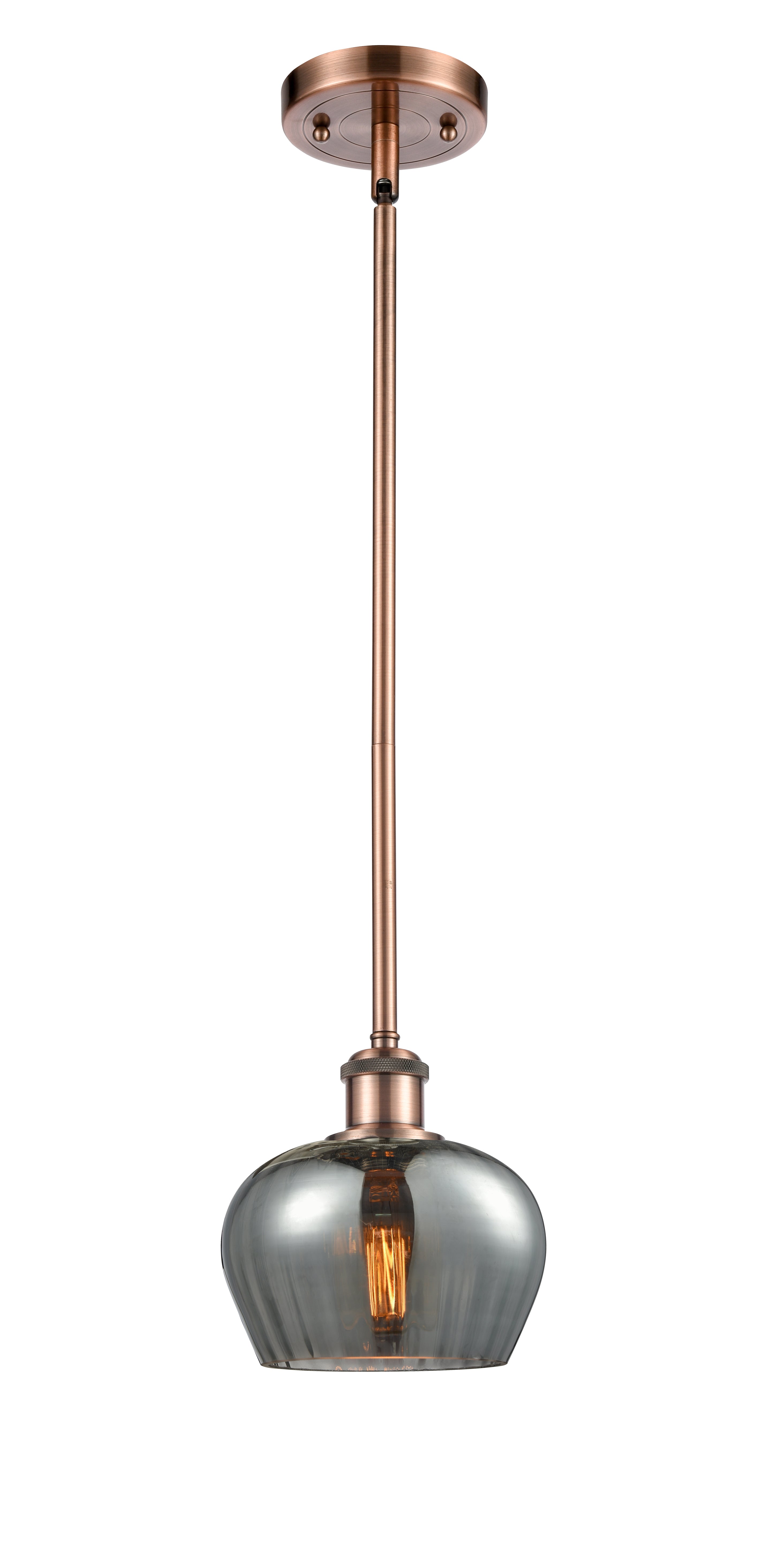 Ballston Mini Pendant Antique Brass Finish