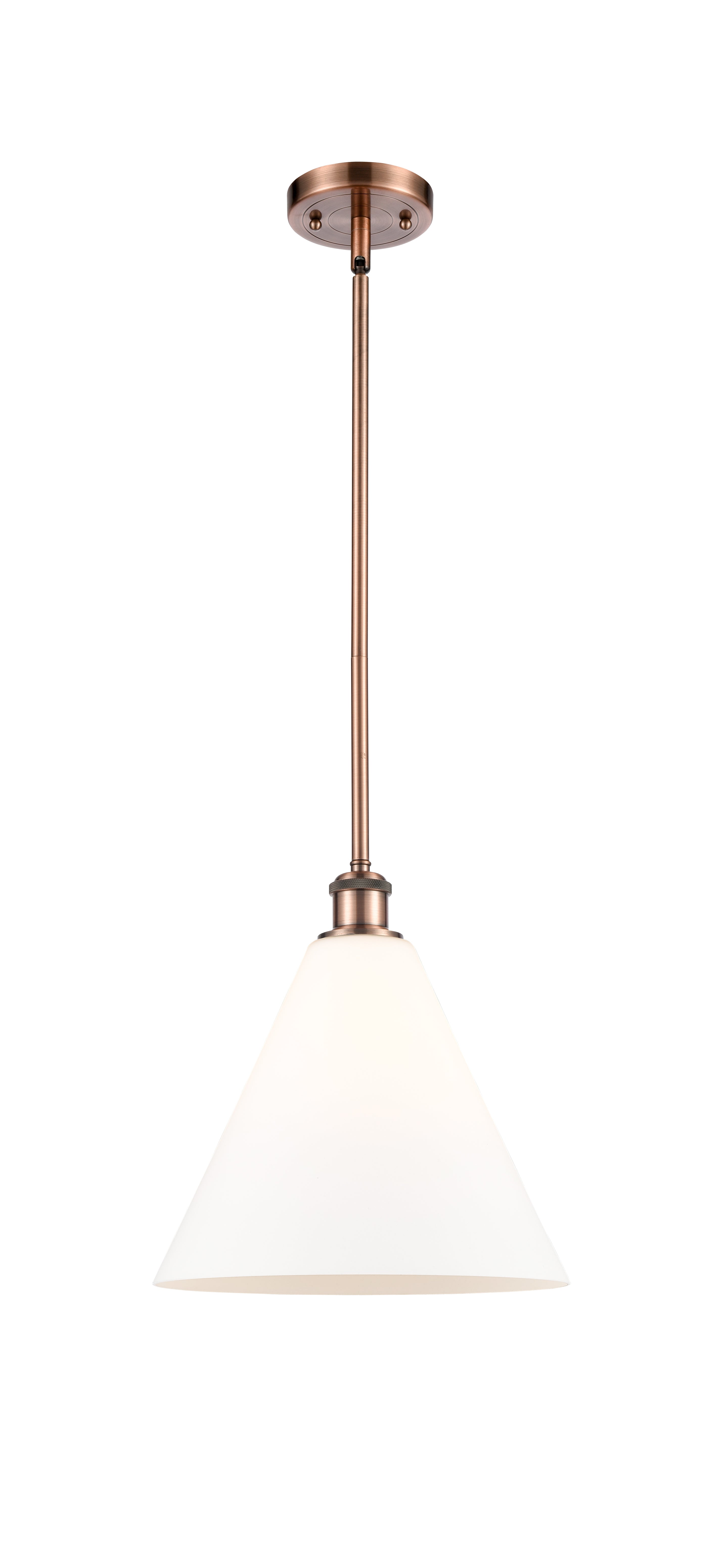 Ballston Mini Pendant Antique Brass Finish