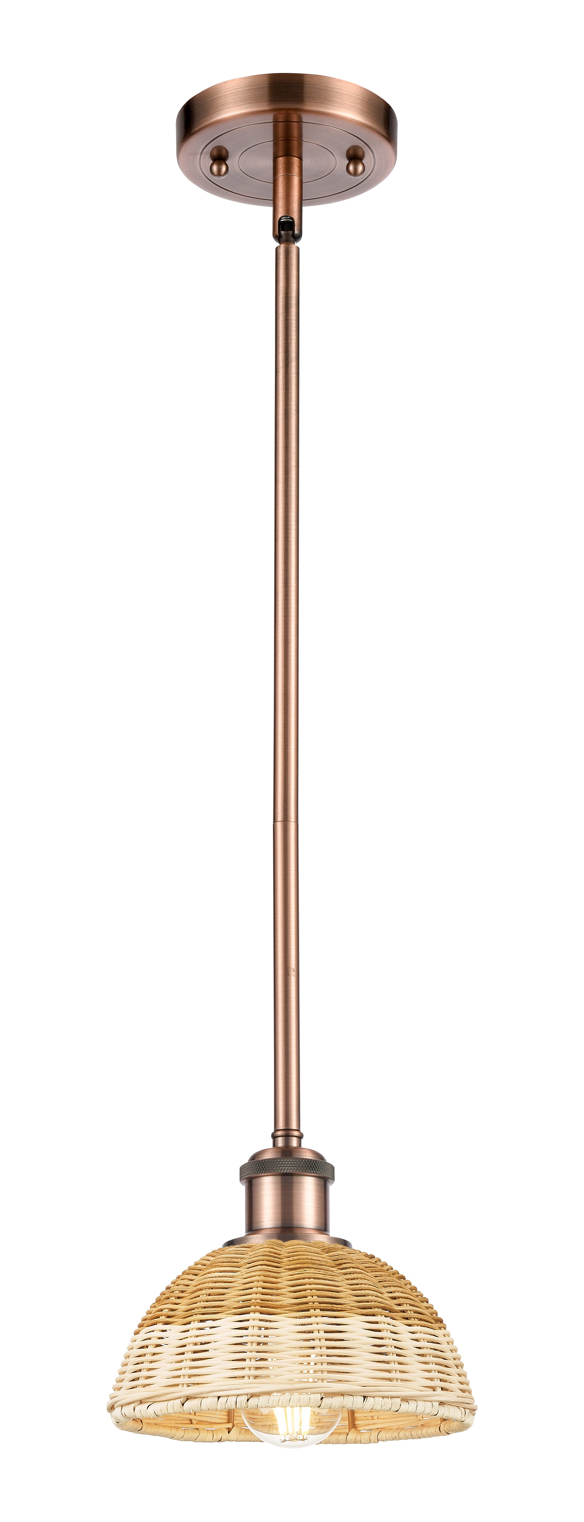 Ballston Mini Pendant Antique Brass