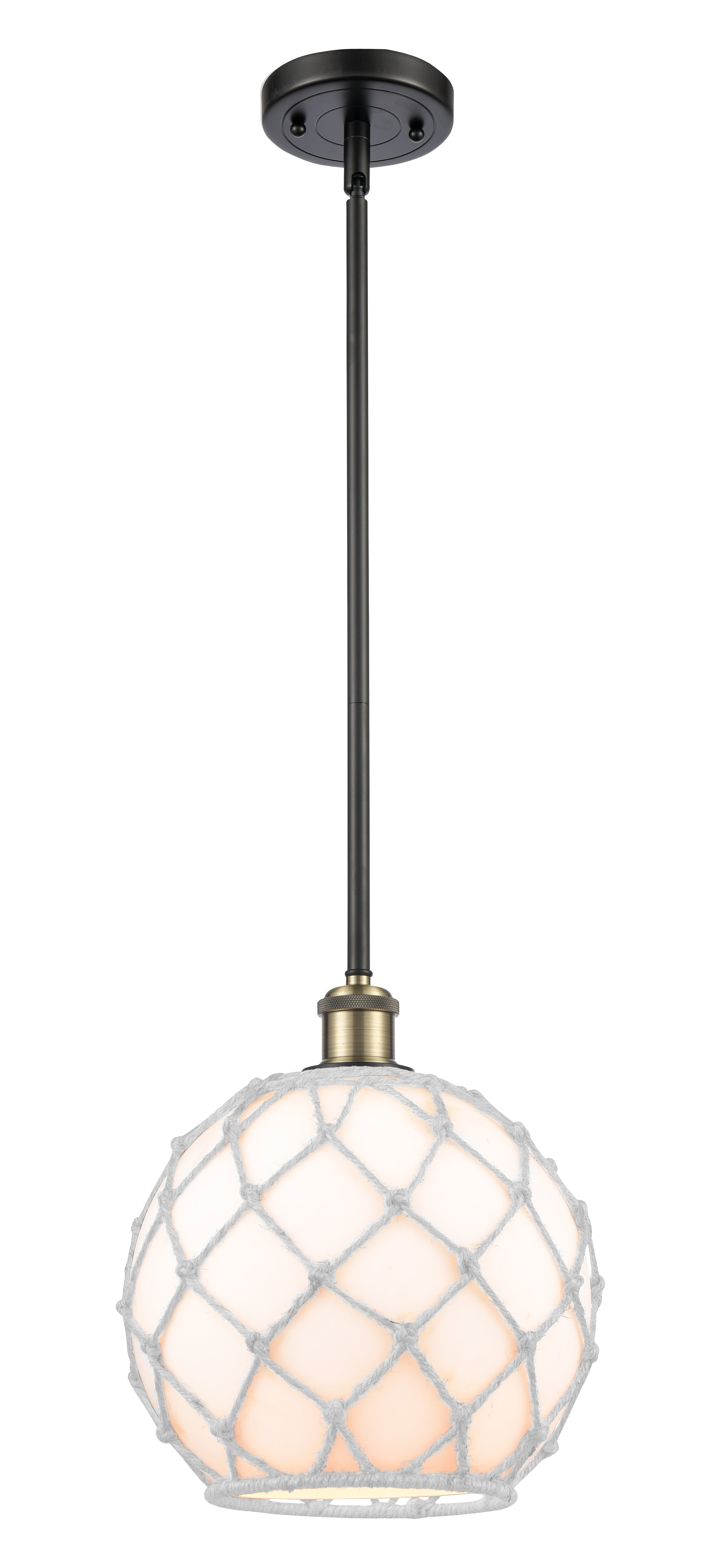 Ballston Mini Pendant Antique Brass Finish