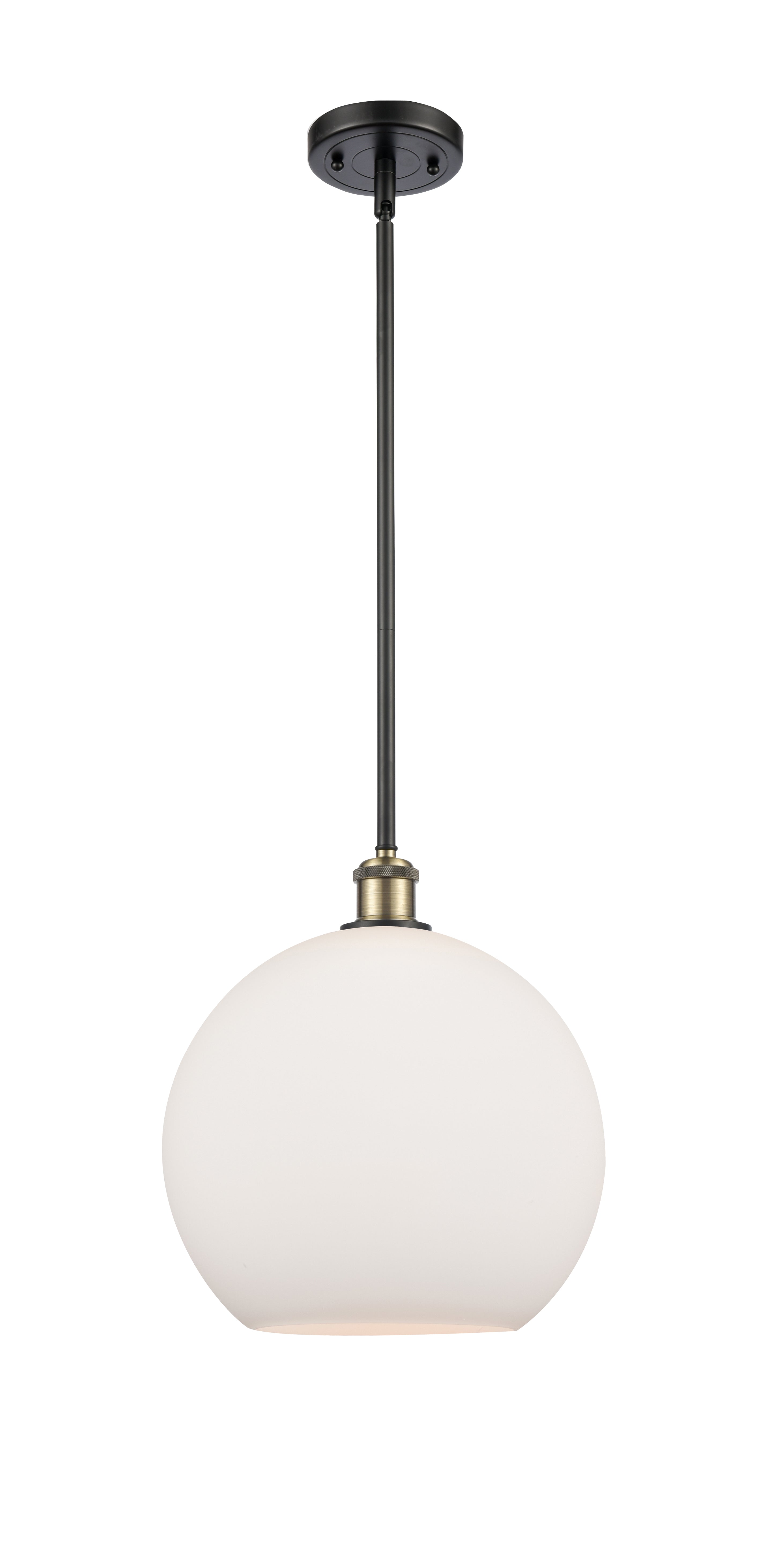Ballston Mini Pendant Antique Brass Finish