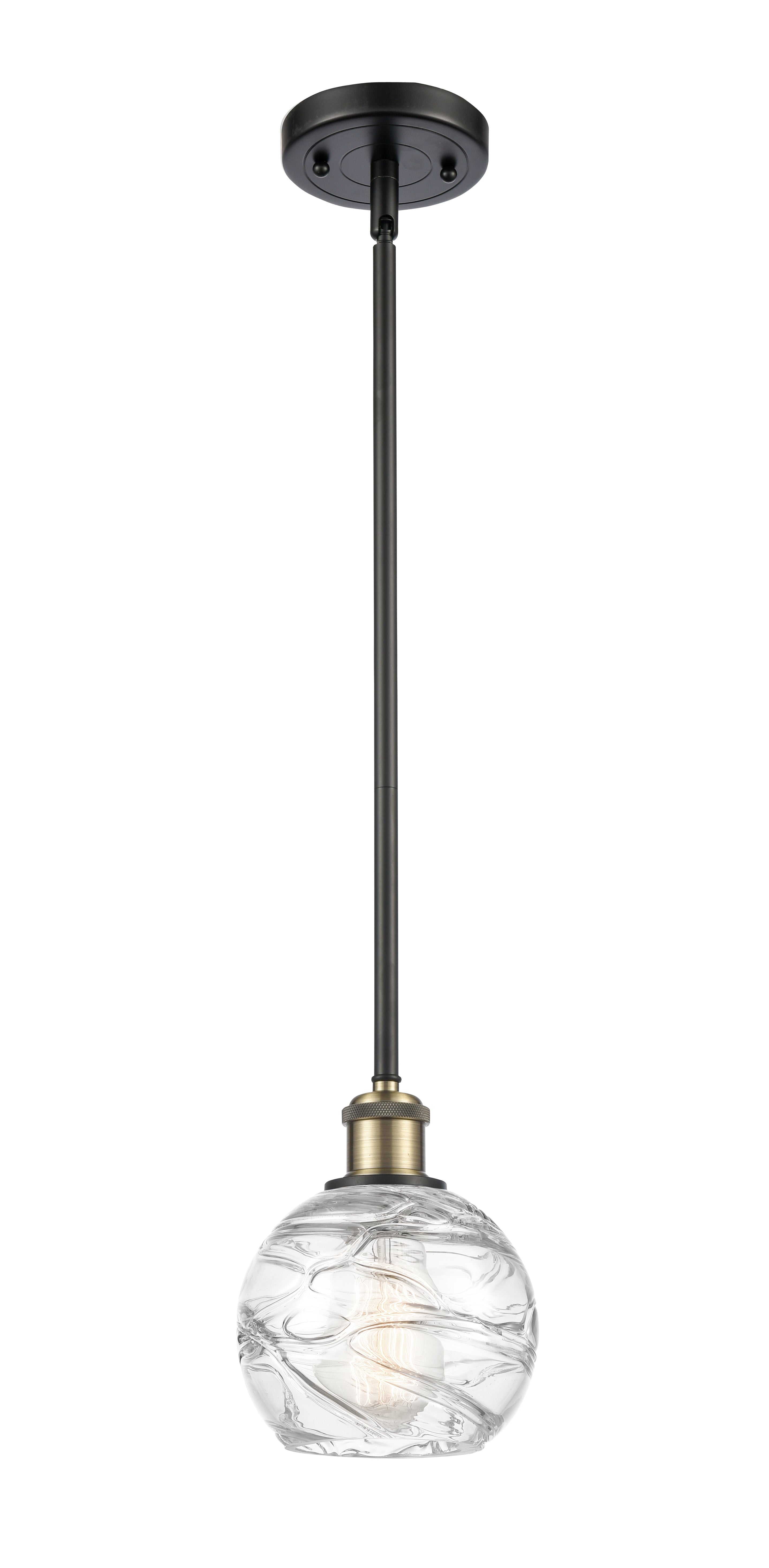 Ballston Mini Pendant Antique Brass Finish