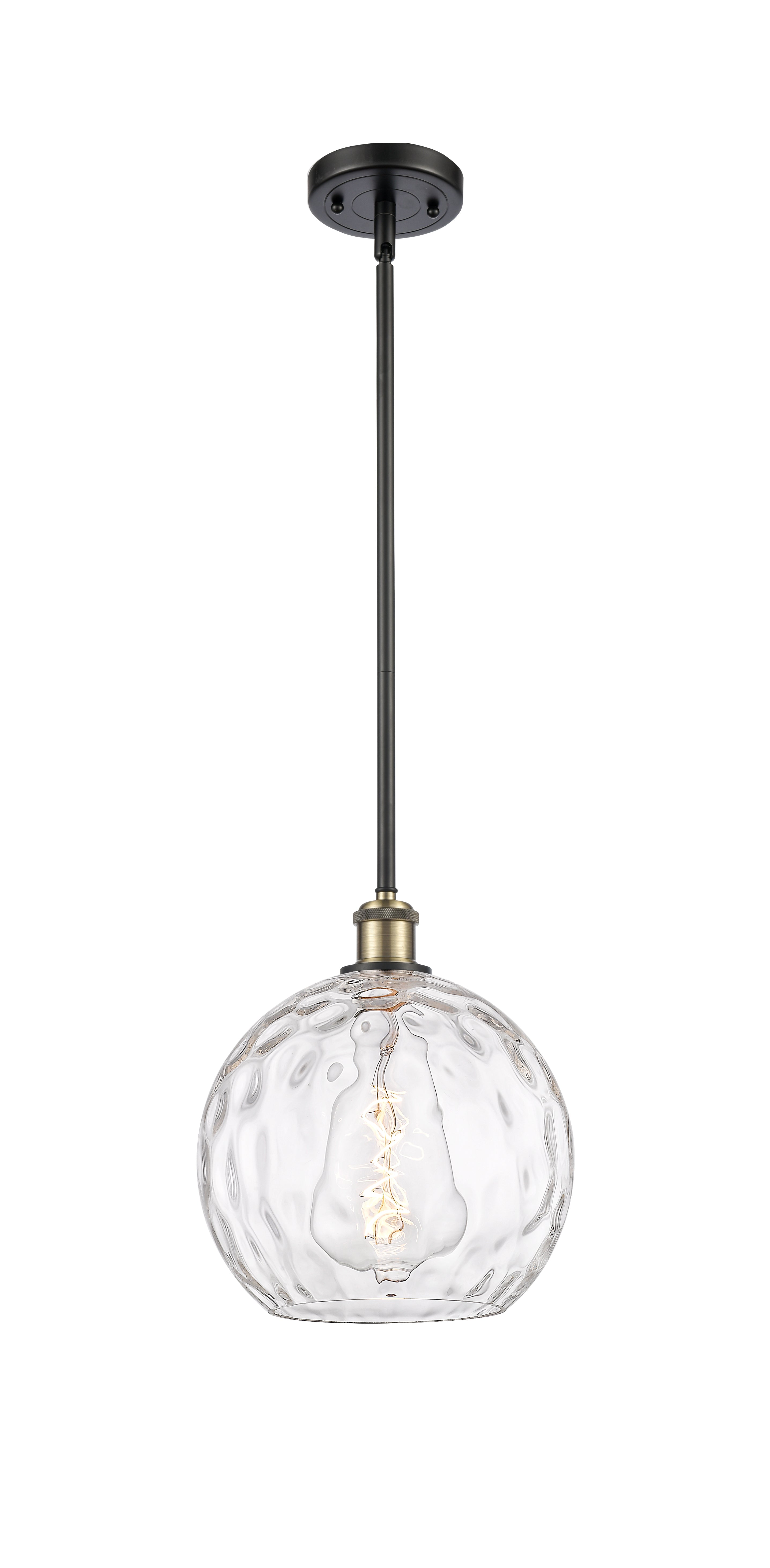 Ballston Mini Pendant Antique Brass 10 Inch