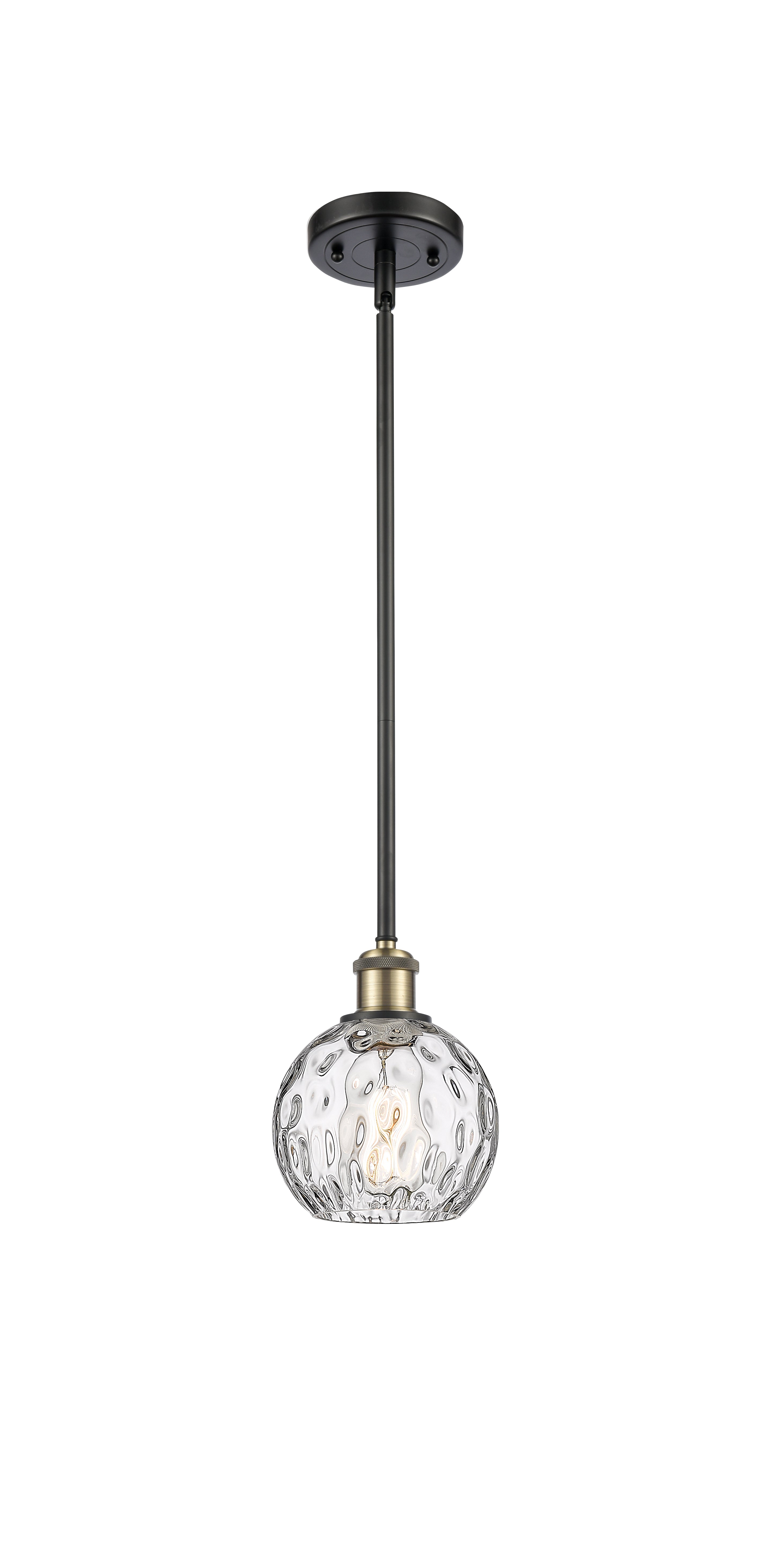 Ballston Mini Pendant Antique Brass Finish