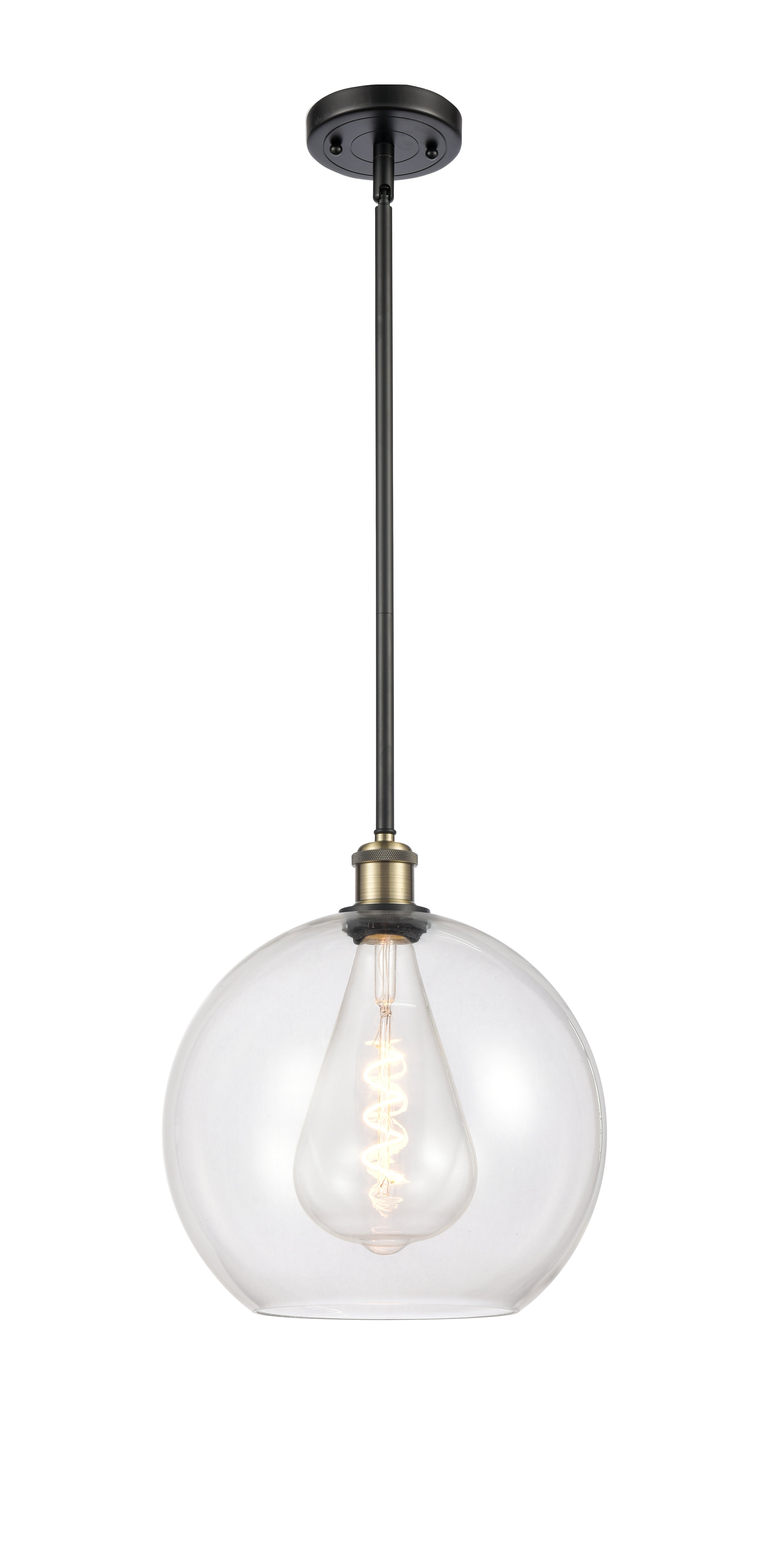 Ballston Mini Pendant Antique Brass Finish