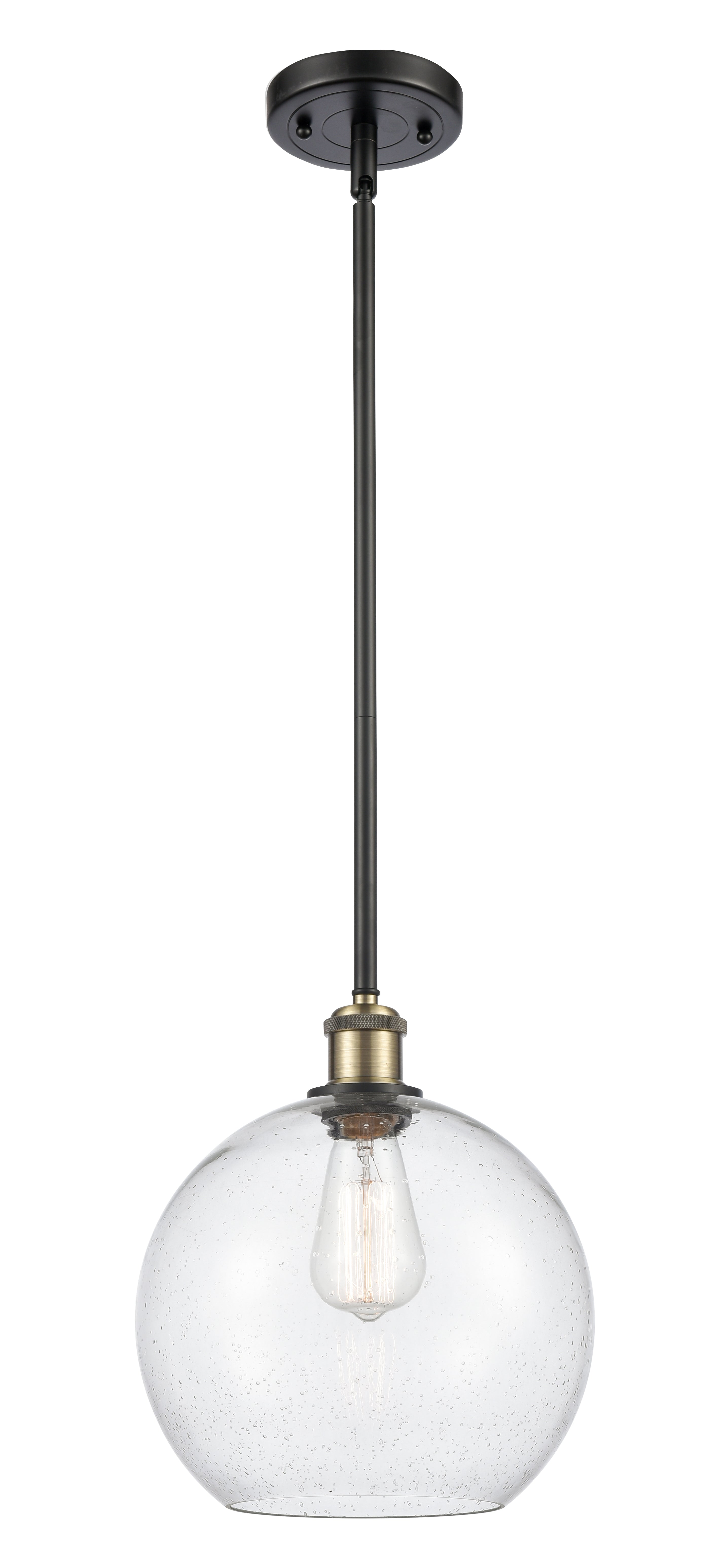 Ballston Mini Pendant Antique Brass Finish