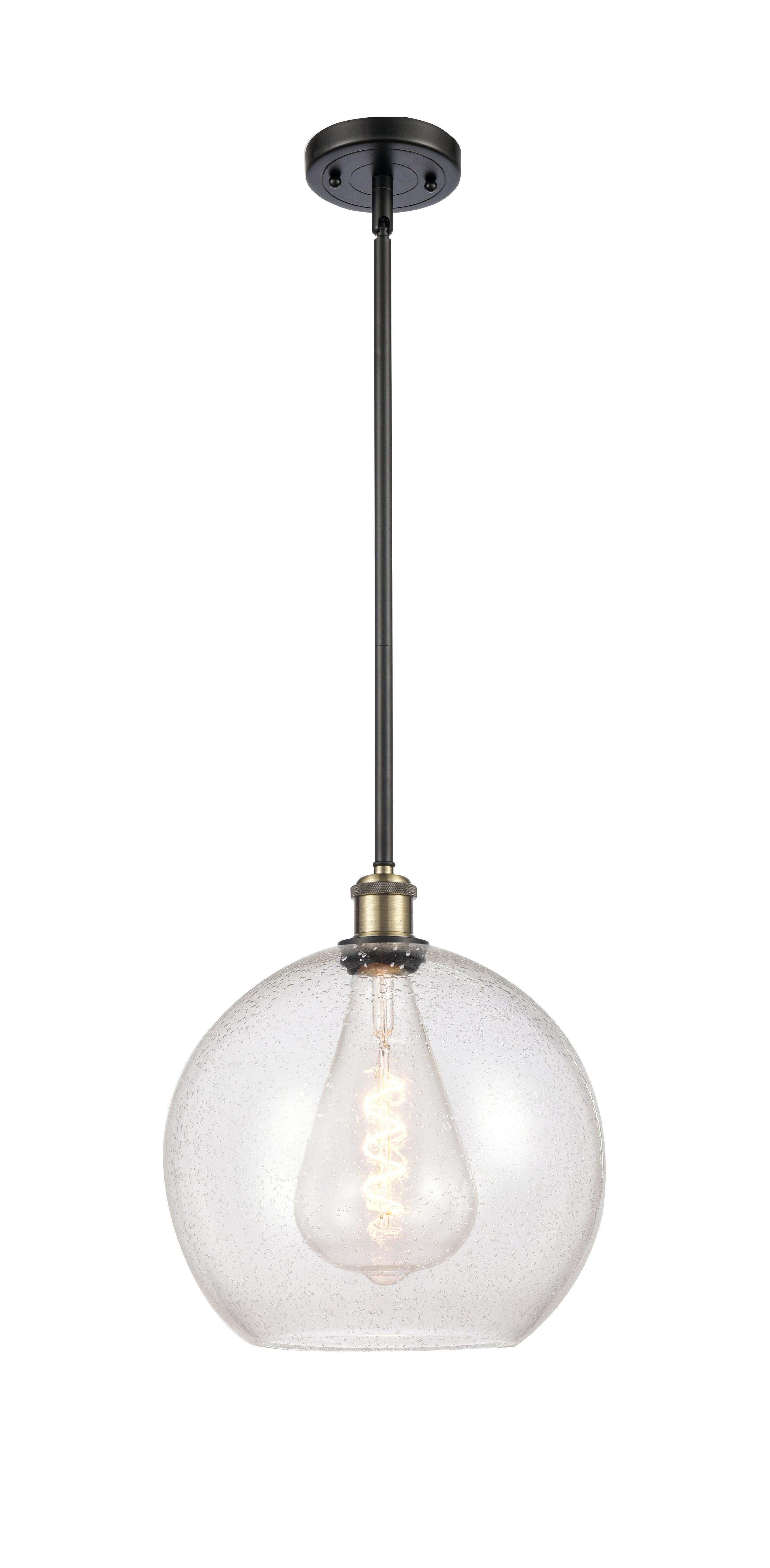 Ballston Mini Pendant Antique Brass Finish