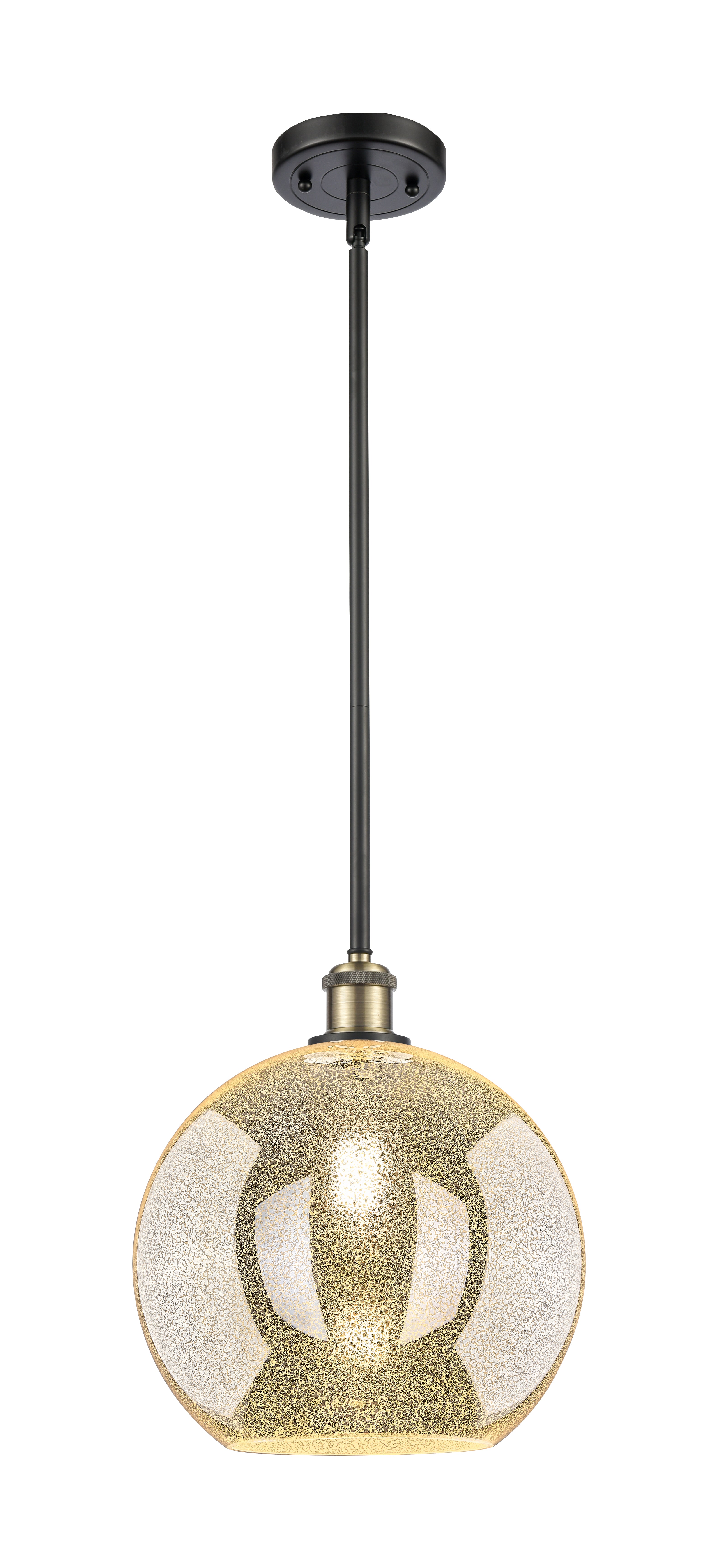 Ballston Mini Pendant Antique Brass Finish