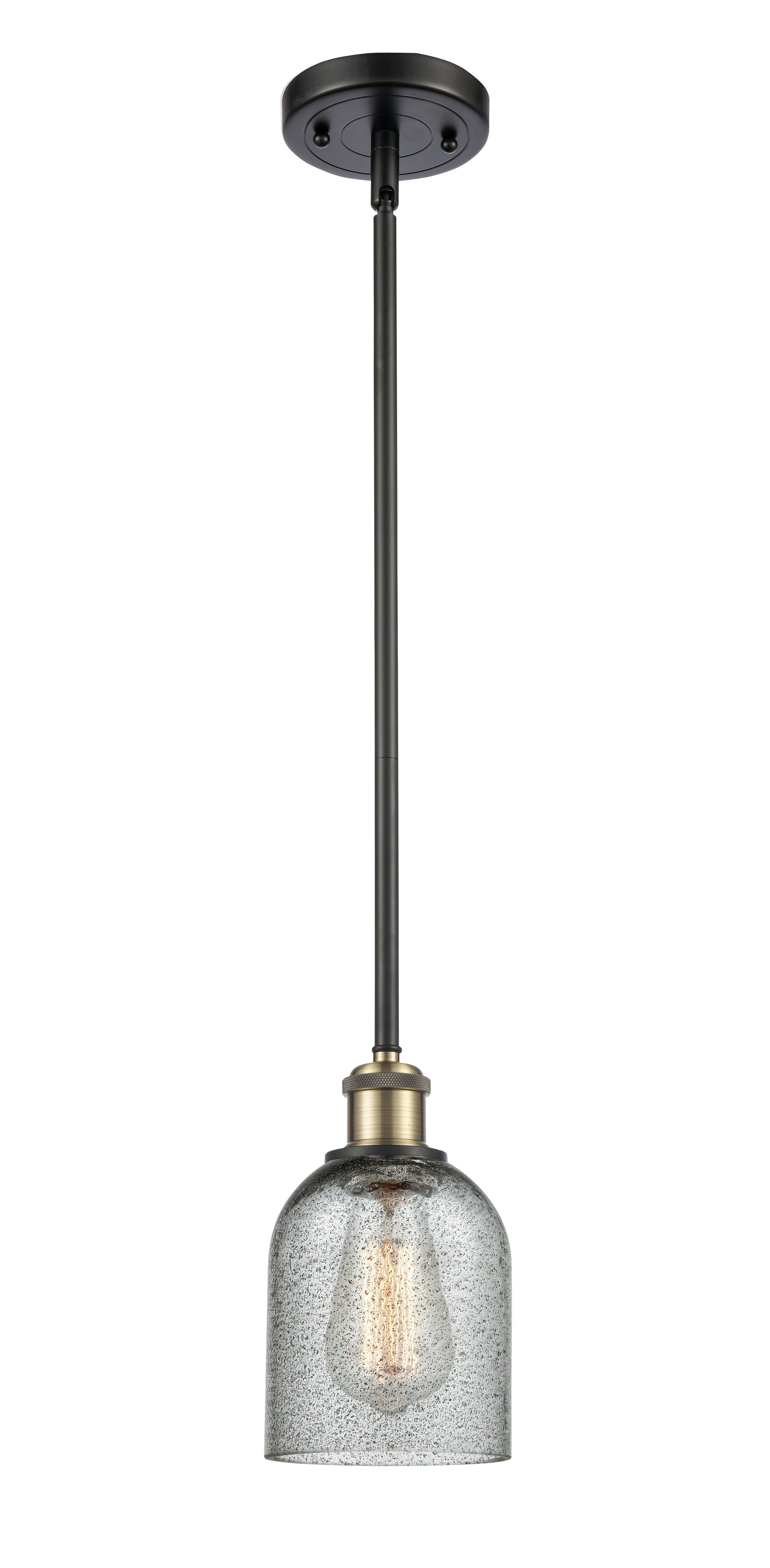Ballston Mini Pendant Antique Brass Finish