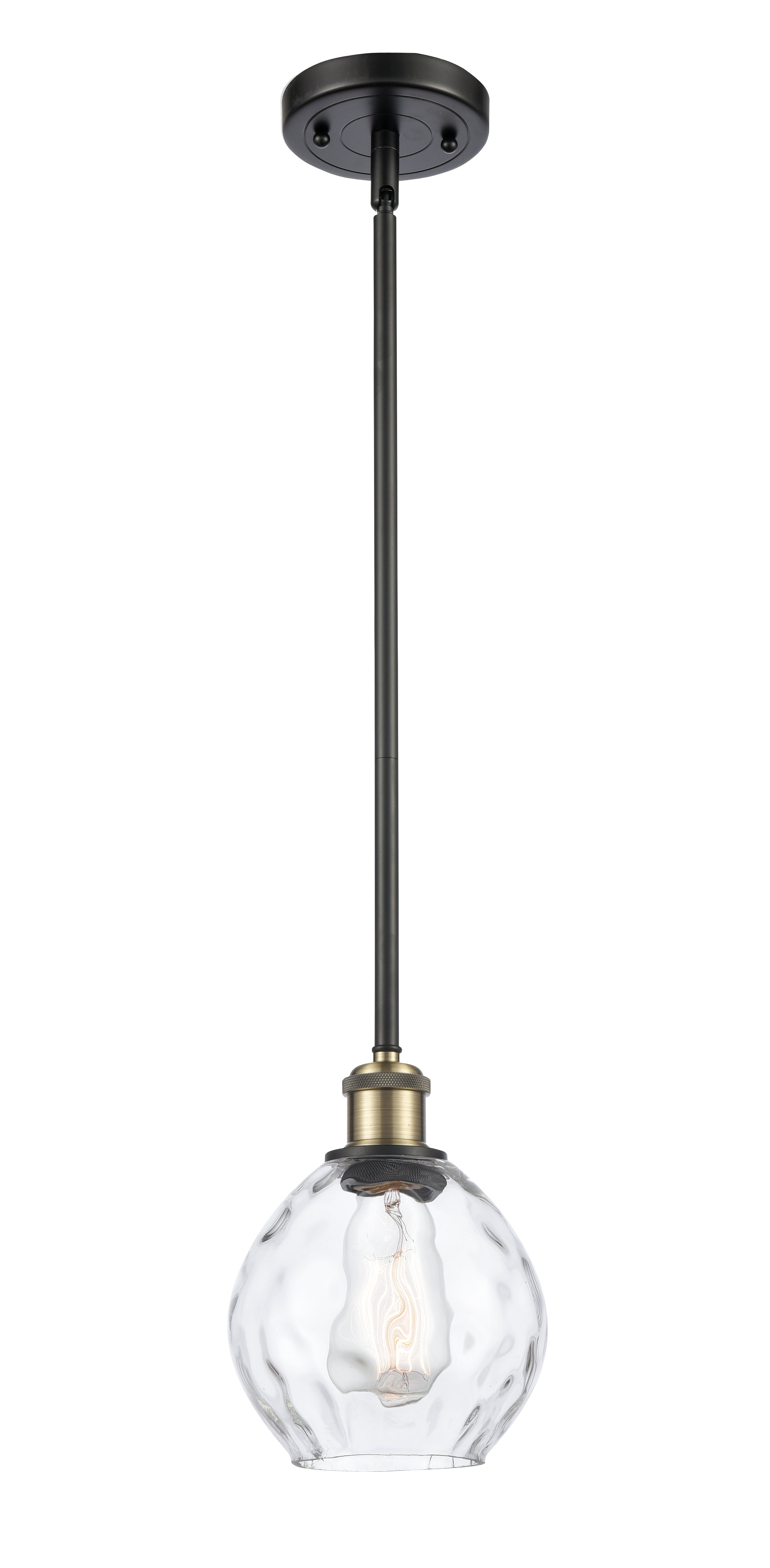 Ballston Mini Pendant Antique Brass Cast
