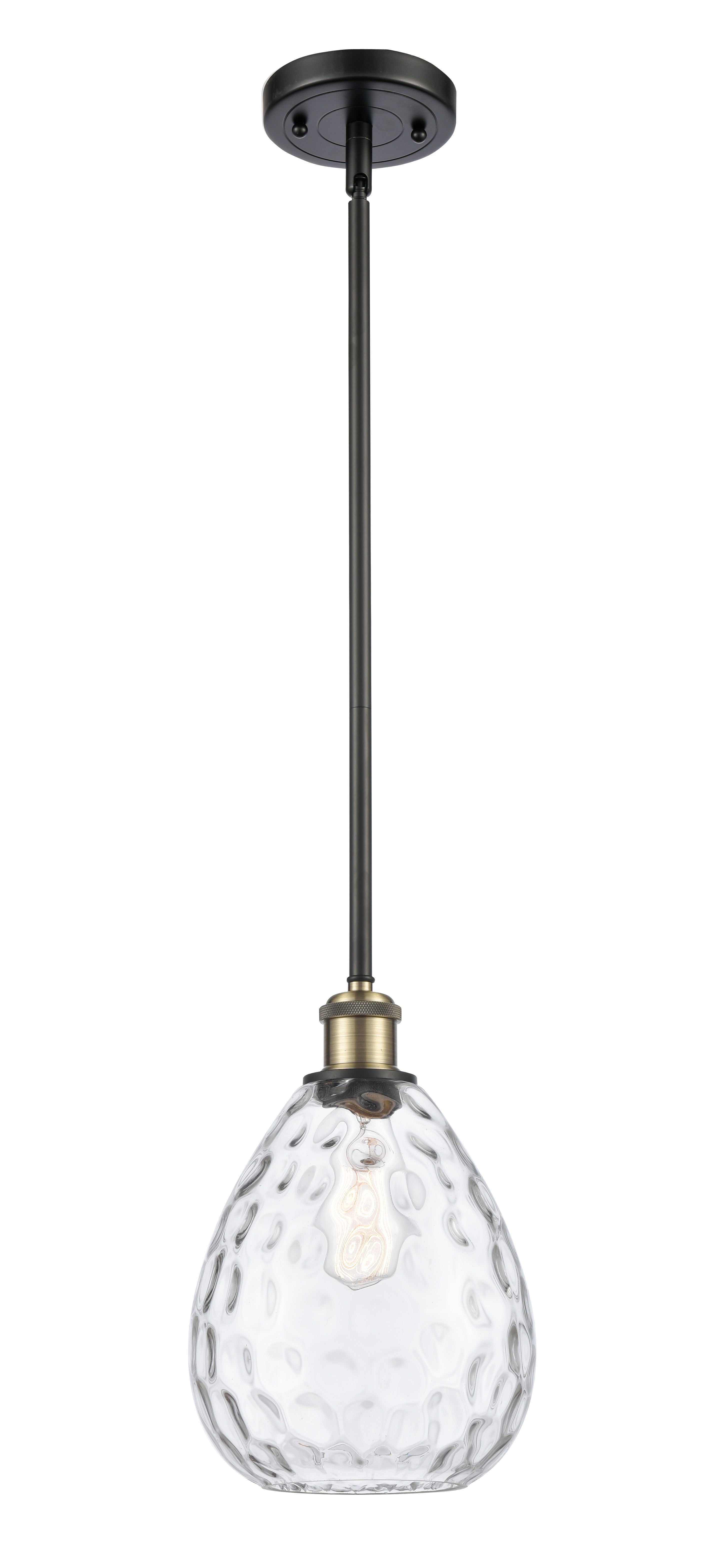 Ballston Mini Pendant Antique Brass Finish