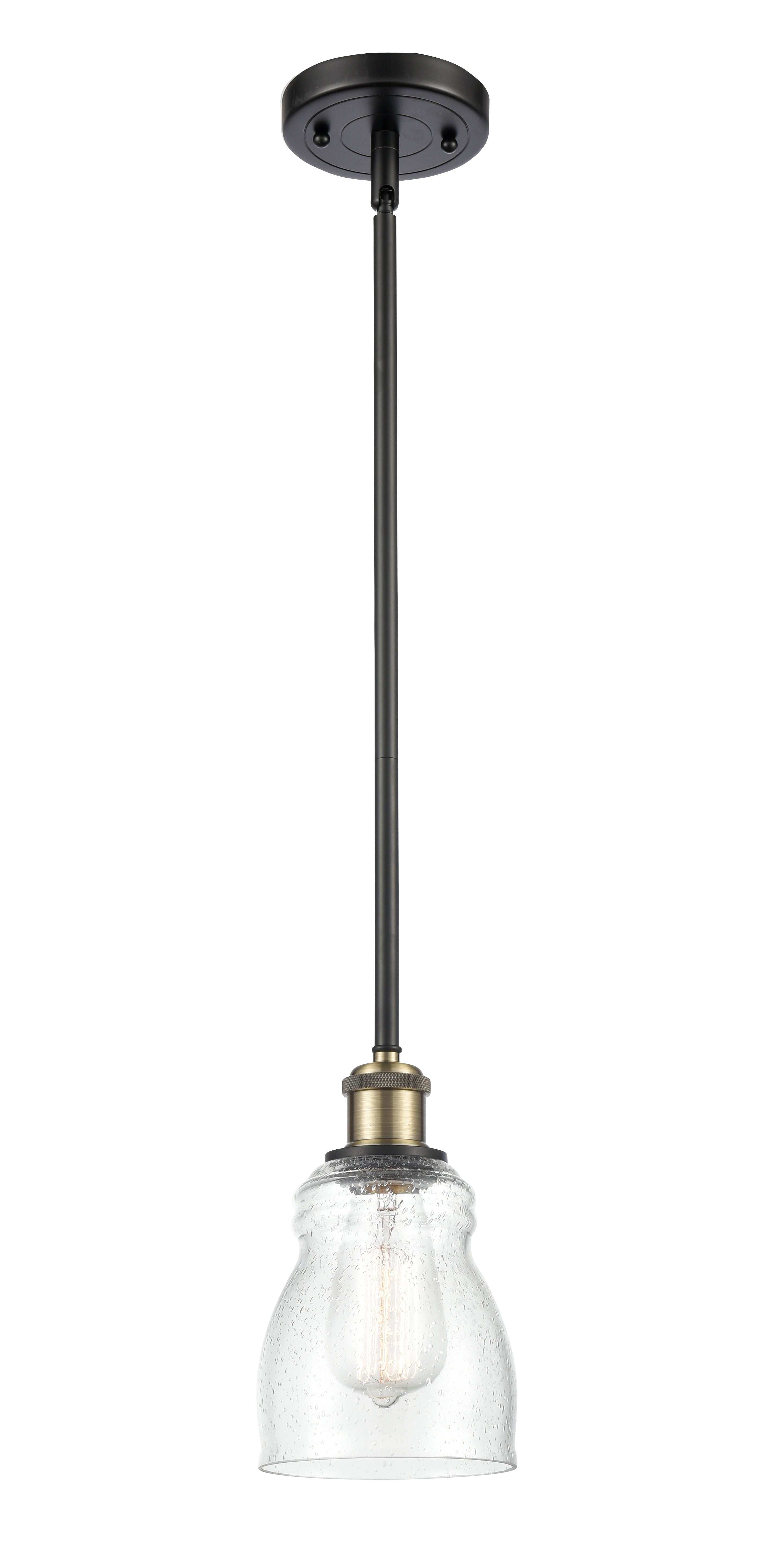 Ballston Mini Pendant Antique Brass Finish