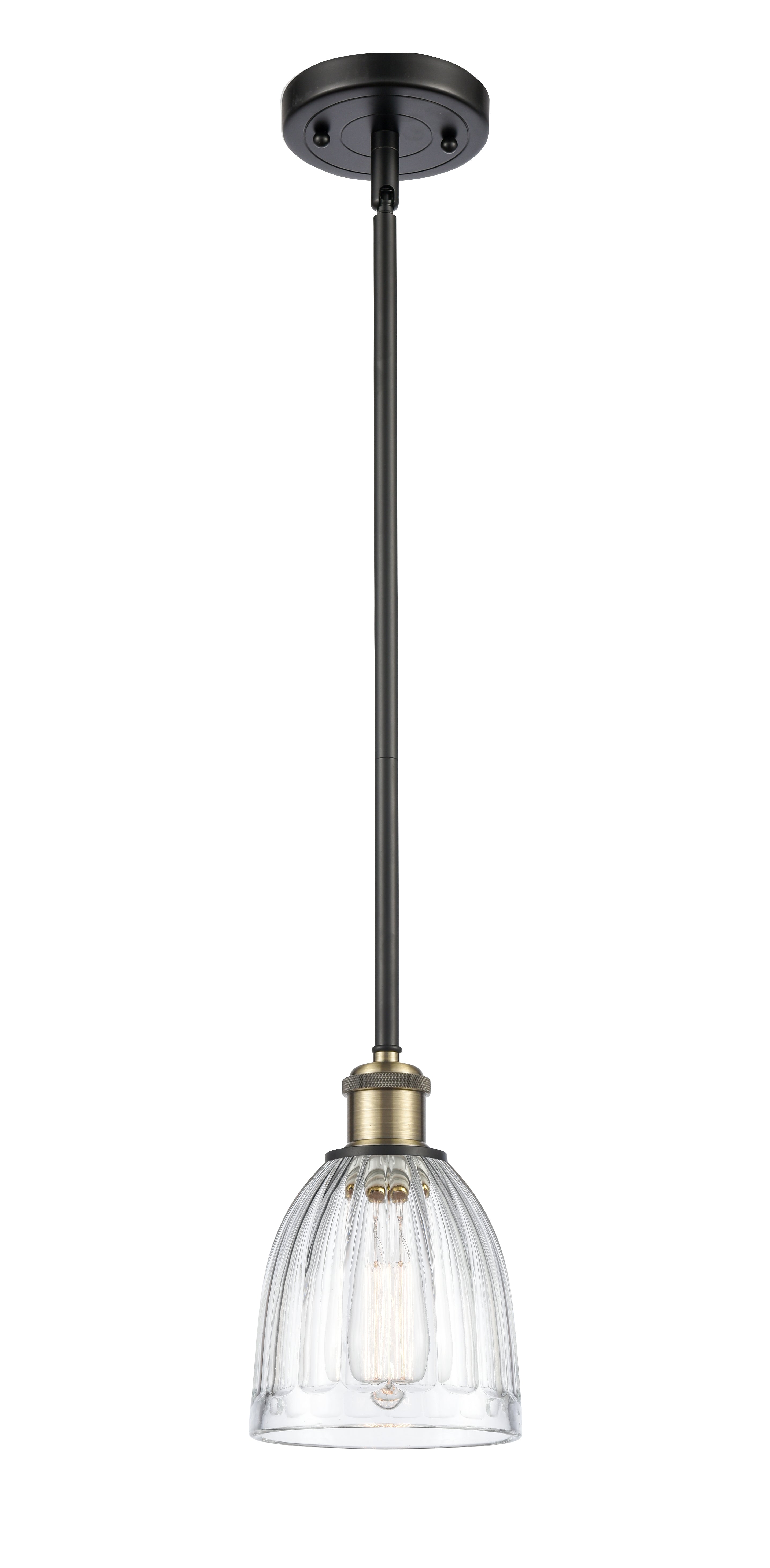 Ballston Mini Pendant Antique Brass Finish