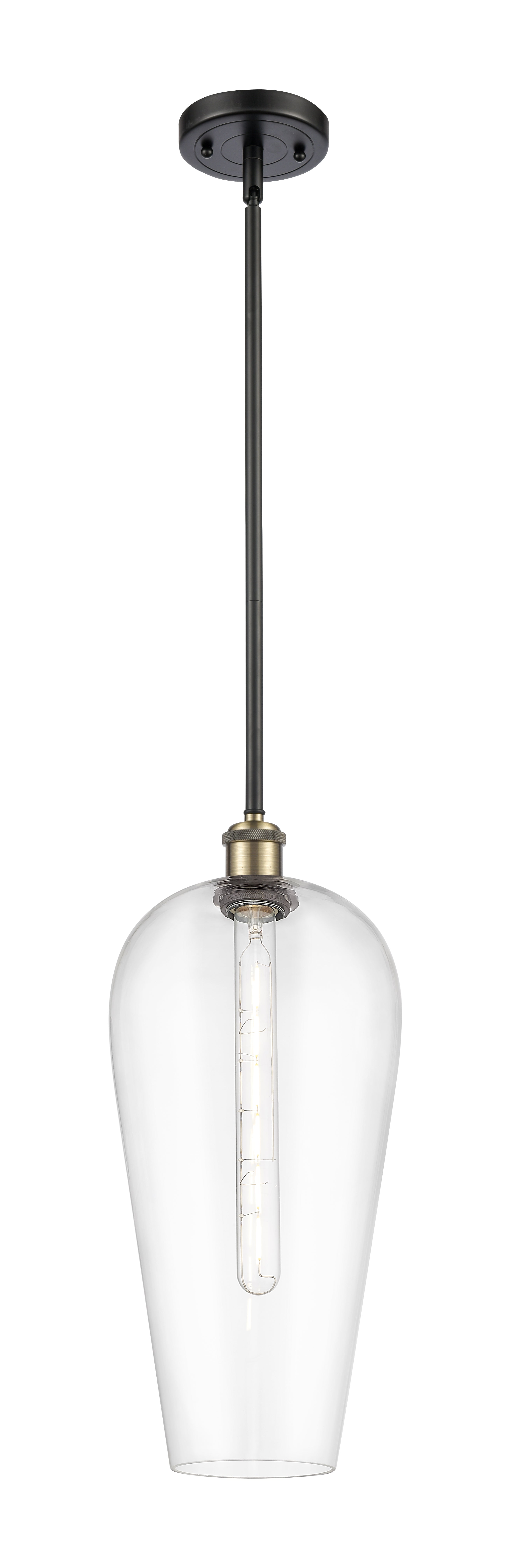 Ballston Mini Pendant Antique Brass Finish